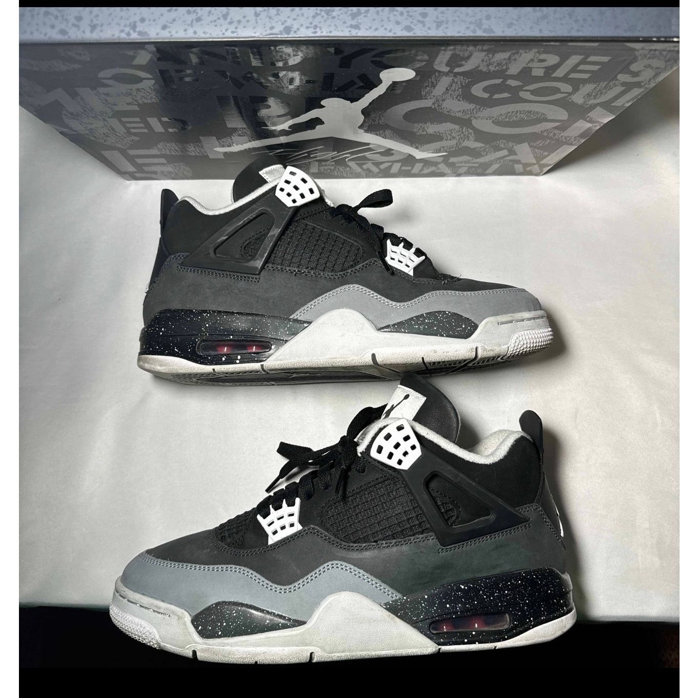 Jordan Brand × Nike Size 10 - Nike Air Jordan 4 Retro Fear 2024 Men's Shoes Size US 10 / EU 43 - 2 Thumbnail