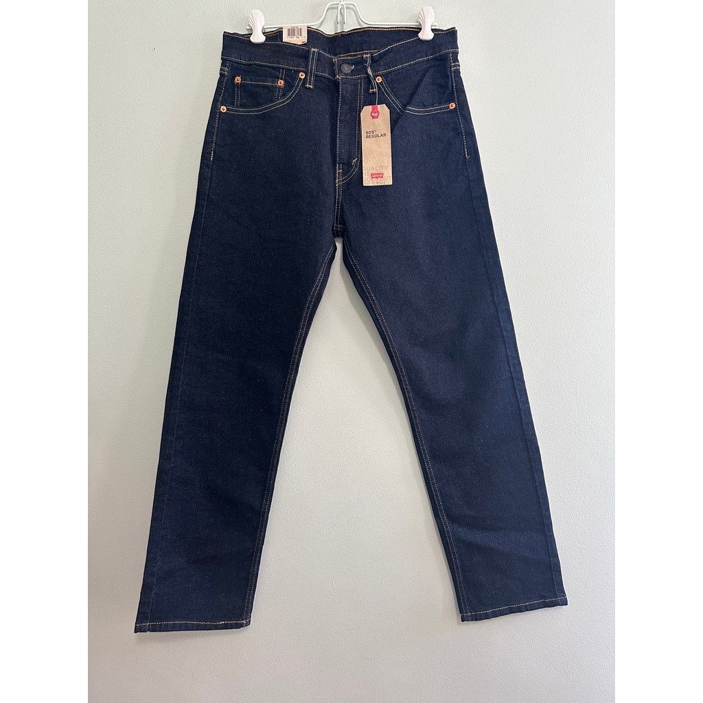 Levi's Levi 505 straight leg jeans size 31 NWT Size US 31 - 2 Thumbnail