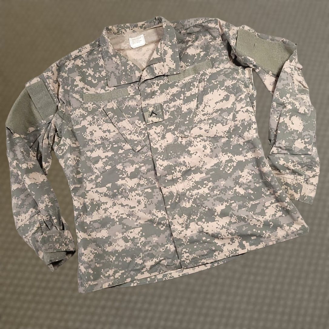 Vintage Army Mens Size Medium Regular Digital Camo Military Utility Uniform Jacket Coat Size US M / EU 48-50 / 2 - 1 Thumbnail