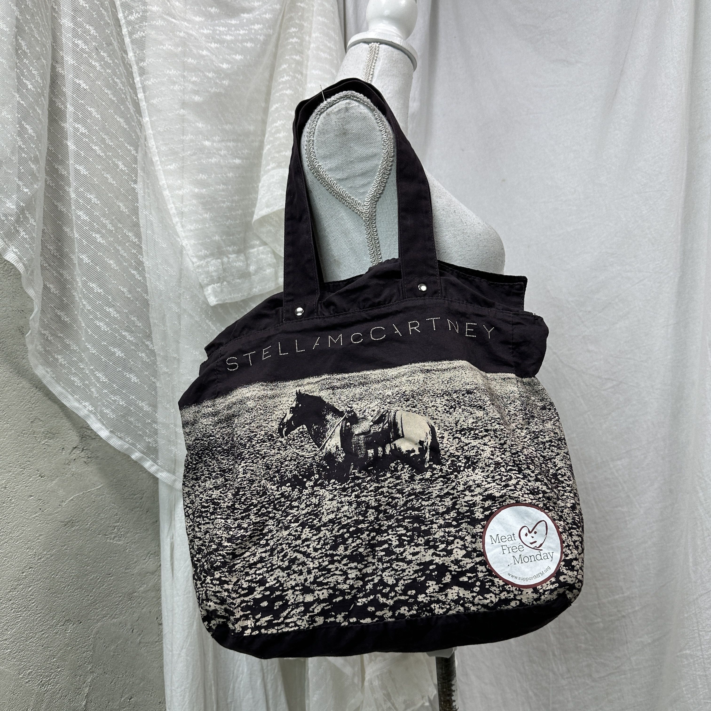 Stella McCartney Vintage Stella McCartney Printed Horse Tote Bag Bag Y2K Size ONE SIZE - 2 Thumbnail