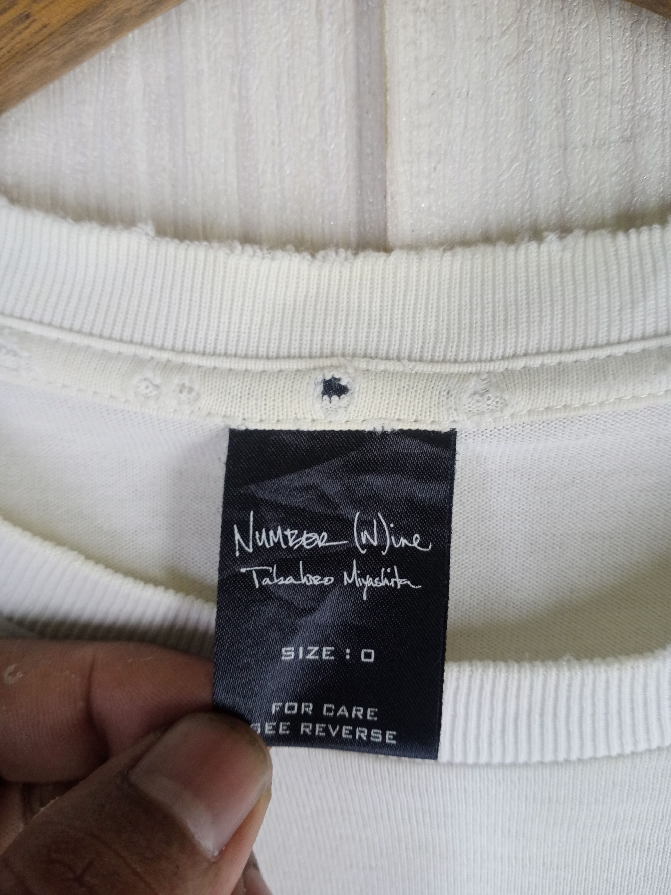 Number (N)ine Rare Number Nine 8th Anniversary Distressed Tshirt Size US S / EU 44-46 / 1 - 8 Thumbnail