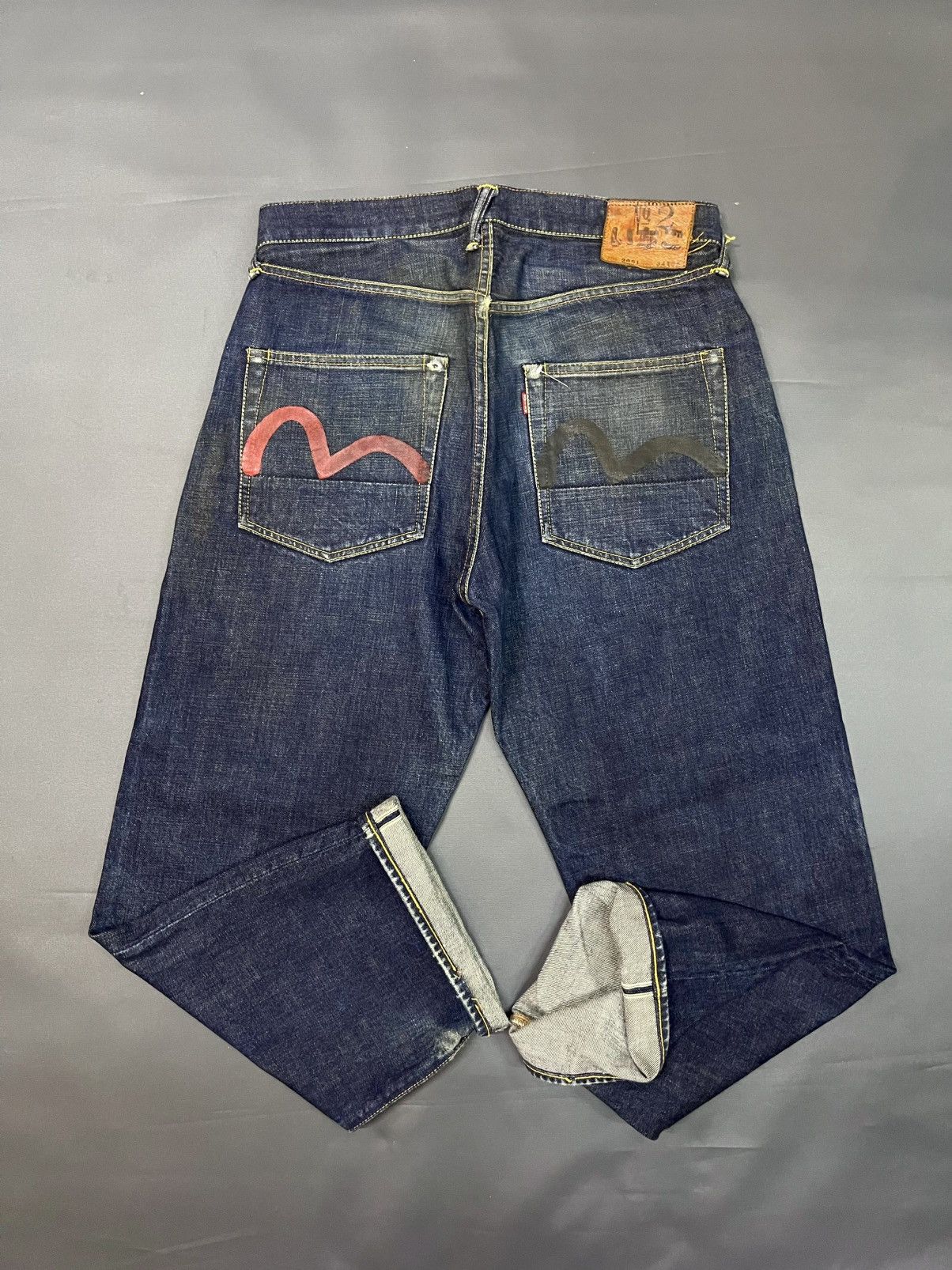 Evisu × Japanese Brand RARE Evisu Special Edition No.2 Selvedge Denim Jeans Size US 34 / EU 50 - 4 Thumbnail