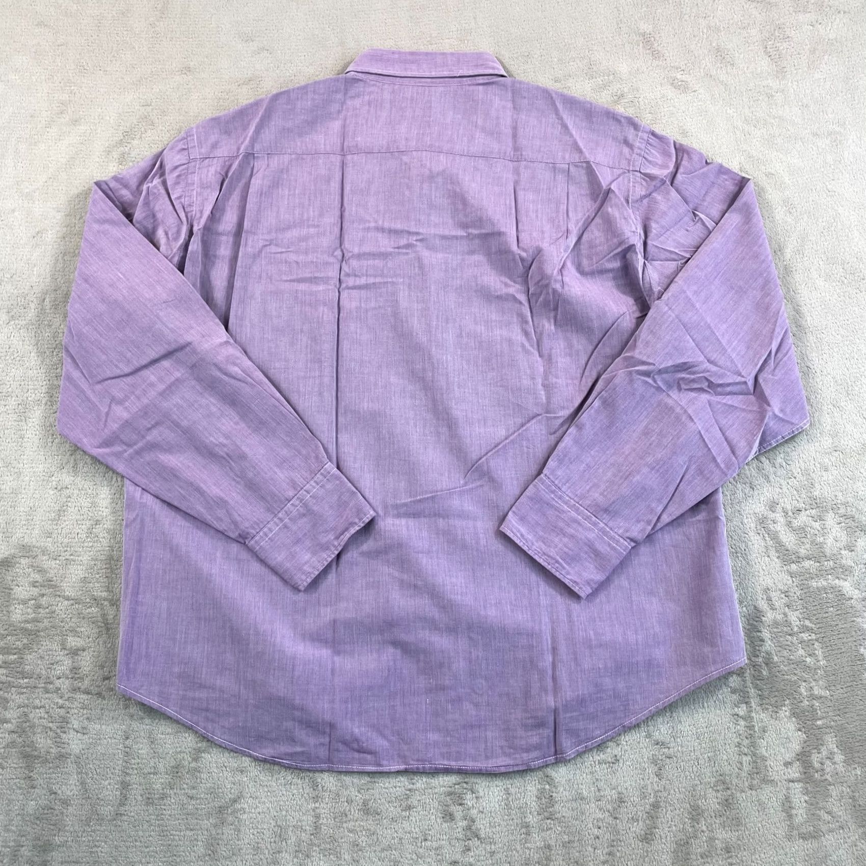 Hartford Hartford Shirt Men 2XL Lavender Long Sleeve Pocket Designer Preppy Size US XXL / EU 58 / 5 - 4 Thumbnail