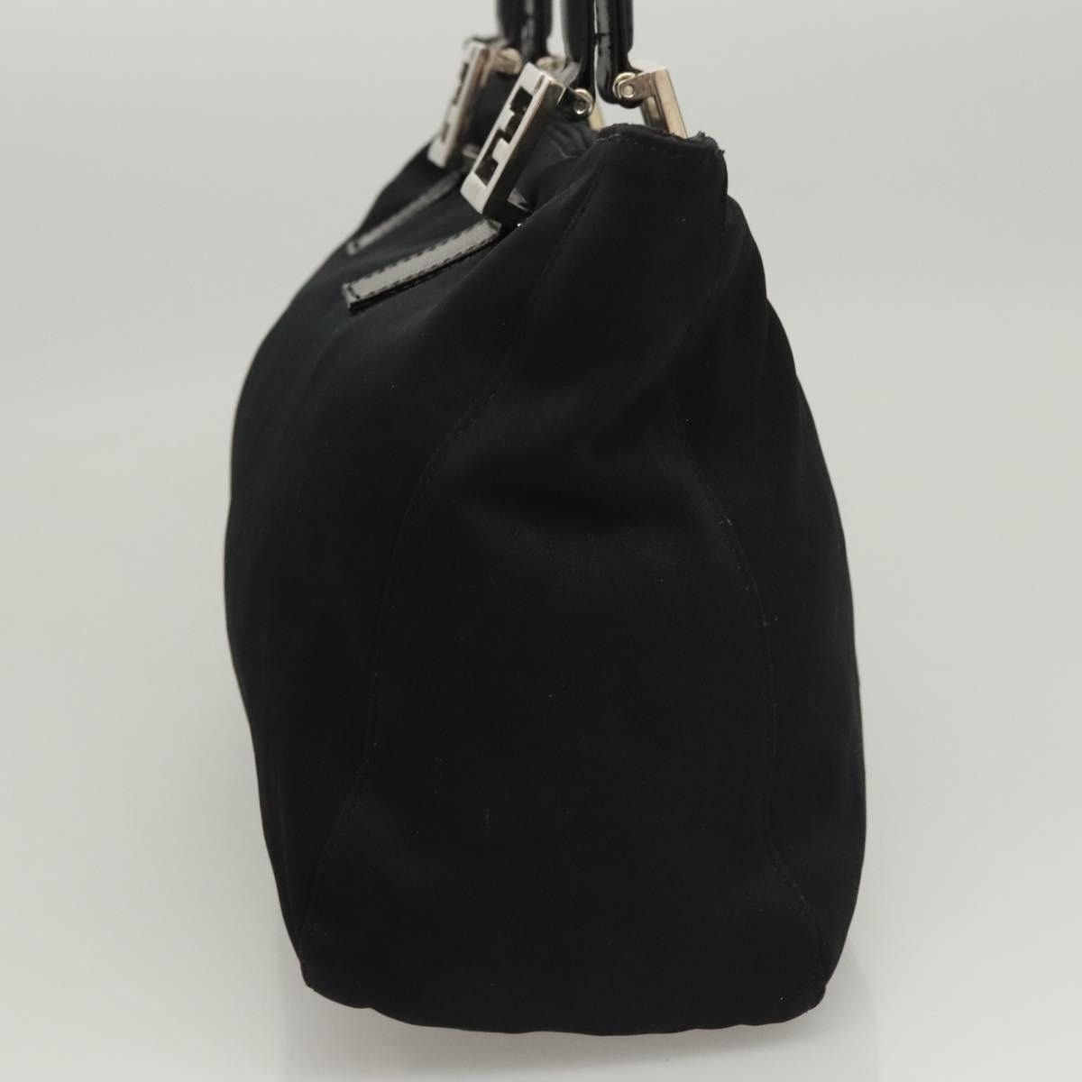 Fendi FENDI Hand Bag Nylon Black Silver Size ONE SIZE - 4 Thumbnail