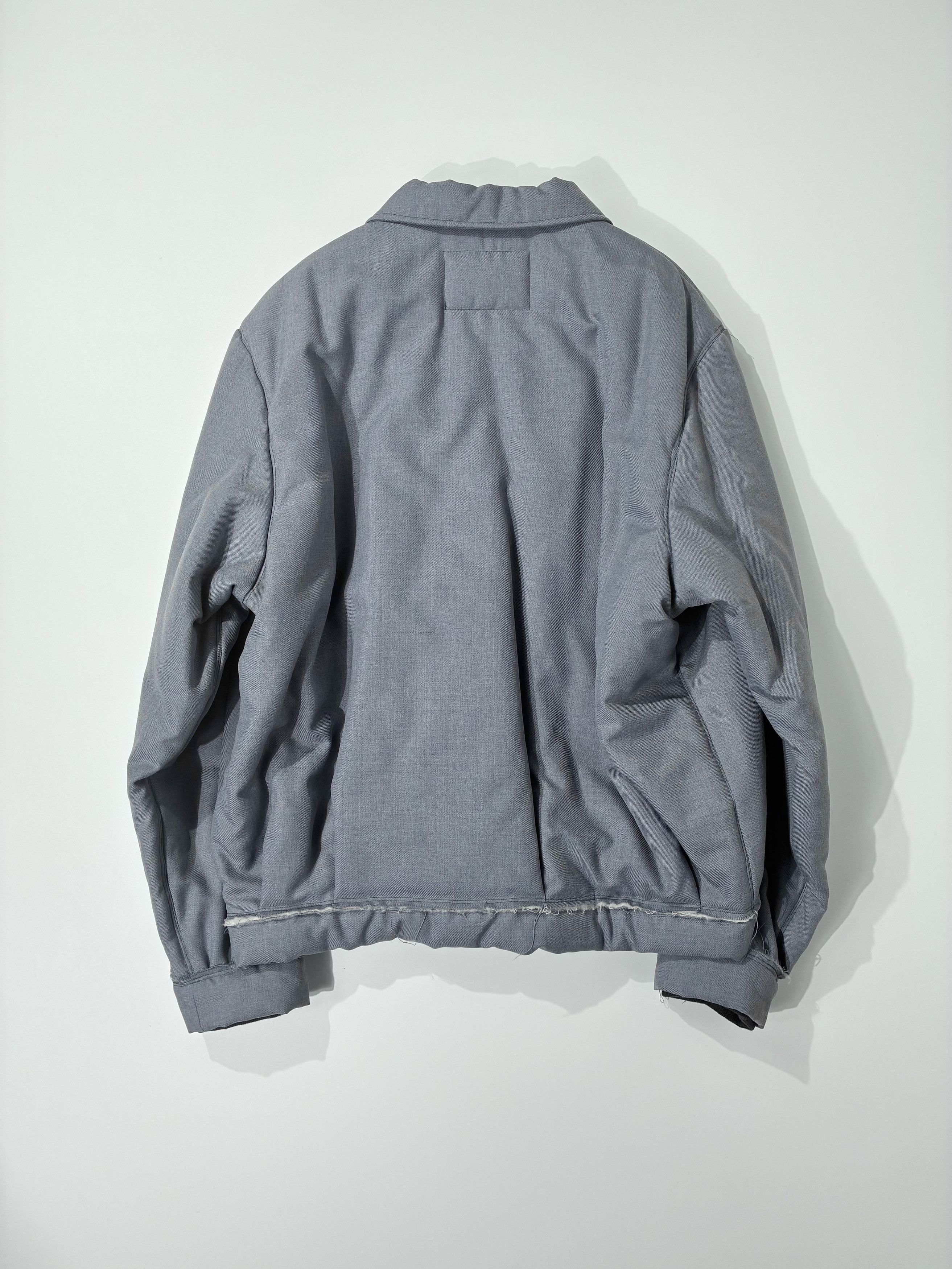 Camiel Fortgens CAMIEL FORTGENS PUFFED SIMPLE BOMBER JACKET GREY Size US L / EU 52-54 / 3 - 5 Thumbnail
