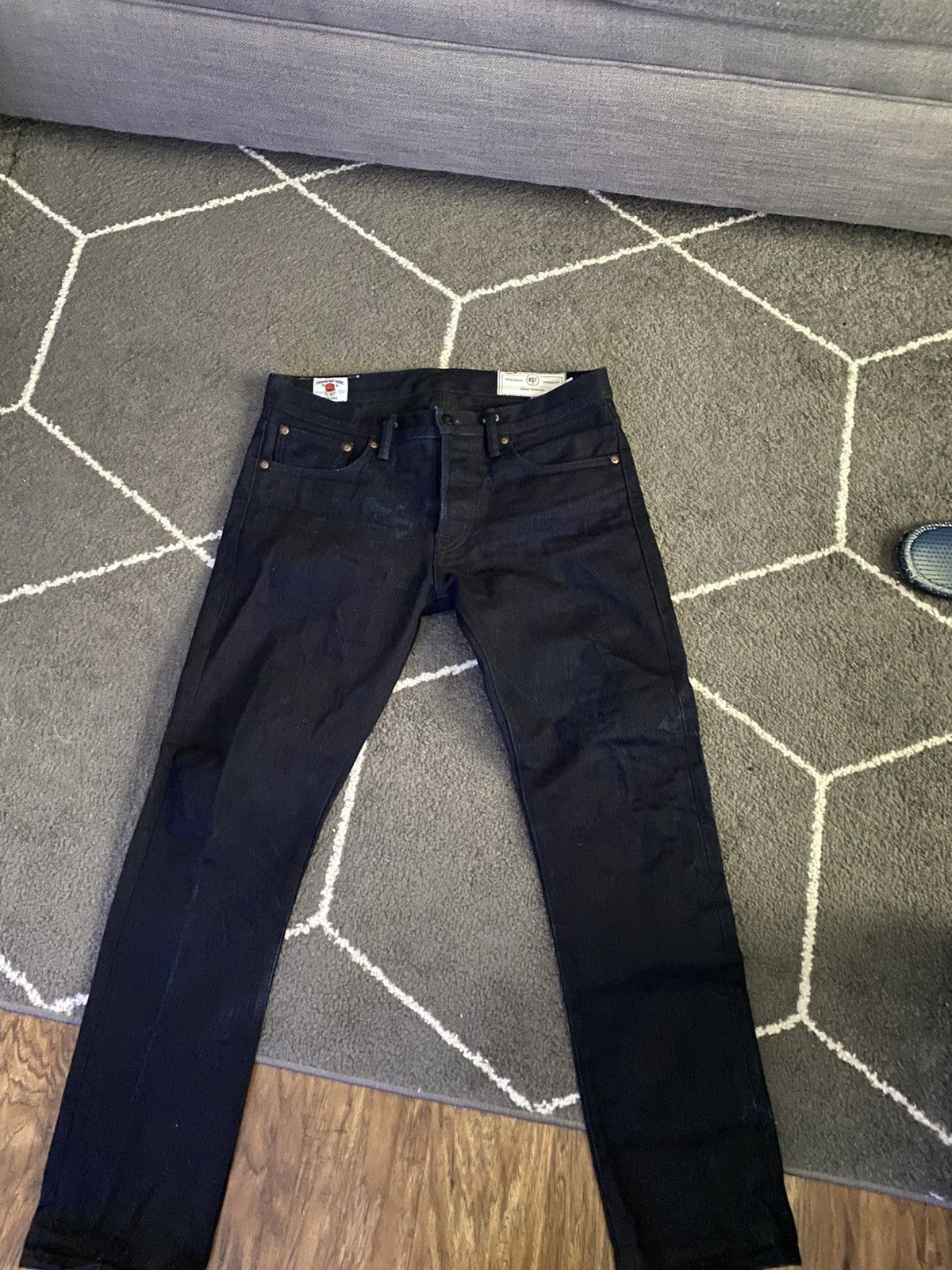 Rogue Territory Rogue Territory 31x30 - 17oz indigo X stealth SK cryptic Size US 31 - 1 Thumbnail