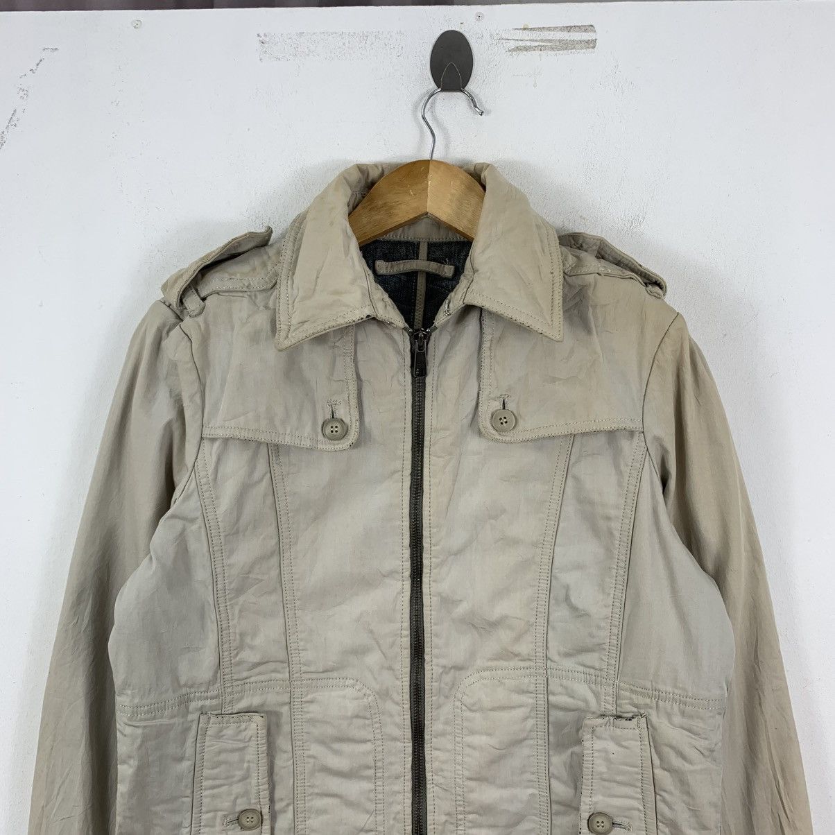 Japanese Brand TAKEO KIKUCHI Japanese Brand Rider Bike Cotton Jacket Size US M / EU 48-50 / 2 - 3 Thumbnail
