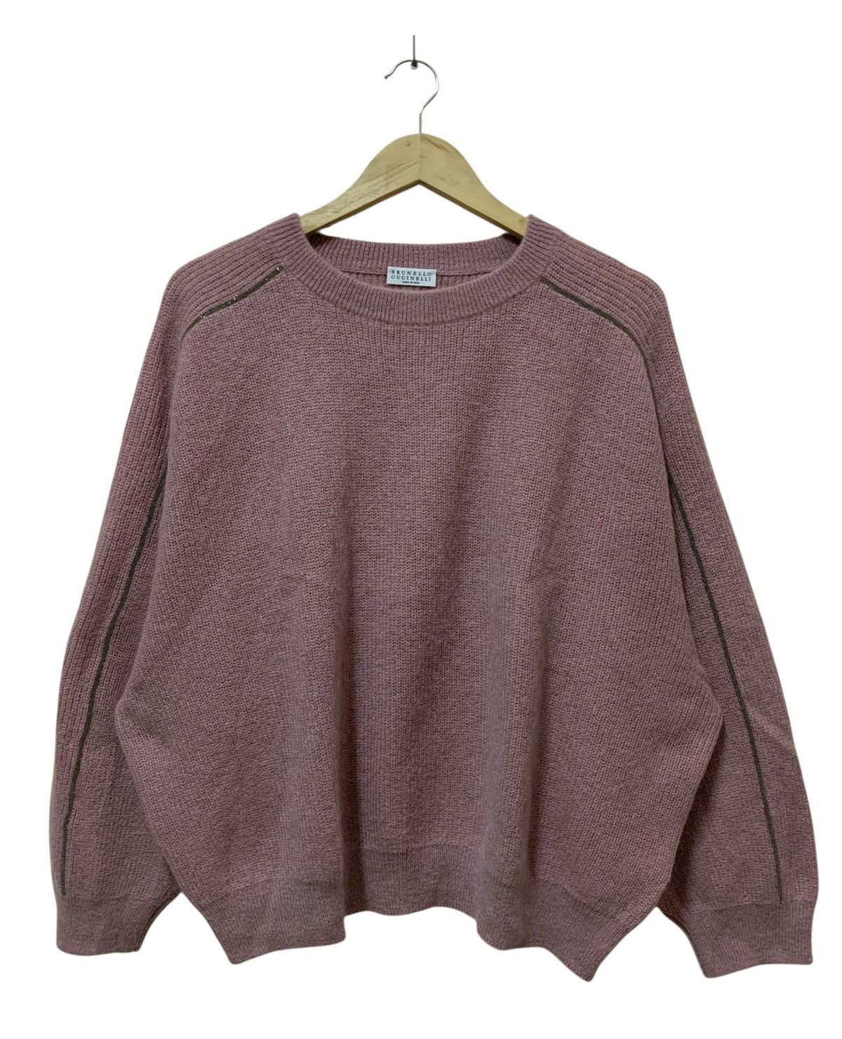 Brunello Cucinelli Brunello Cucinelli Bead-Embellished Mohair-Blend Sweater Size XS / US 0-2 / IT 36-38 - 3 Thumbnail