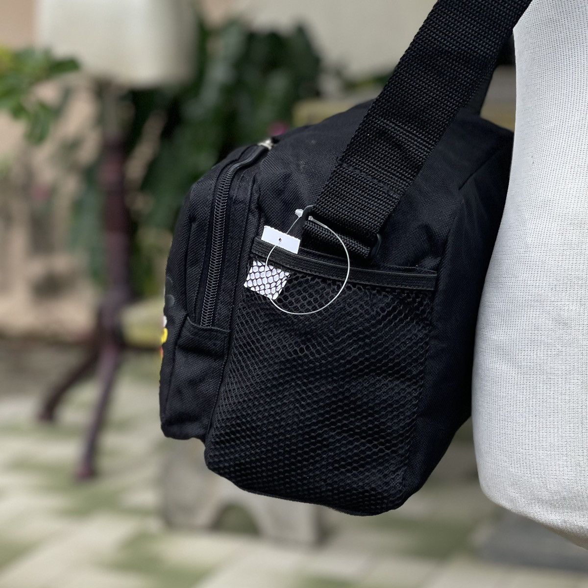 Disney × Mickey Mouse Double Pocket Mickey Mouse Black Sling Bag Size ONE SIZE - 3 Thumbnail