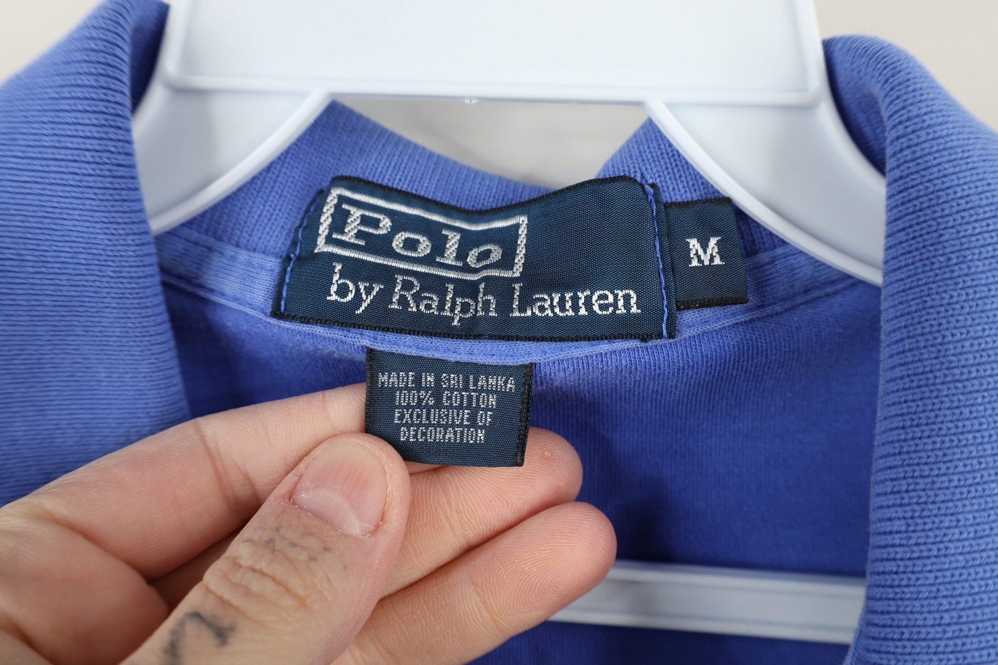 Ralph Lauren × Vintage Vintage 90s Ralph Lauren Soft Cotton Touch Polo Shirt Size US M / EU 48-50 / 2 - 9 Thumbnail