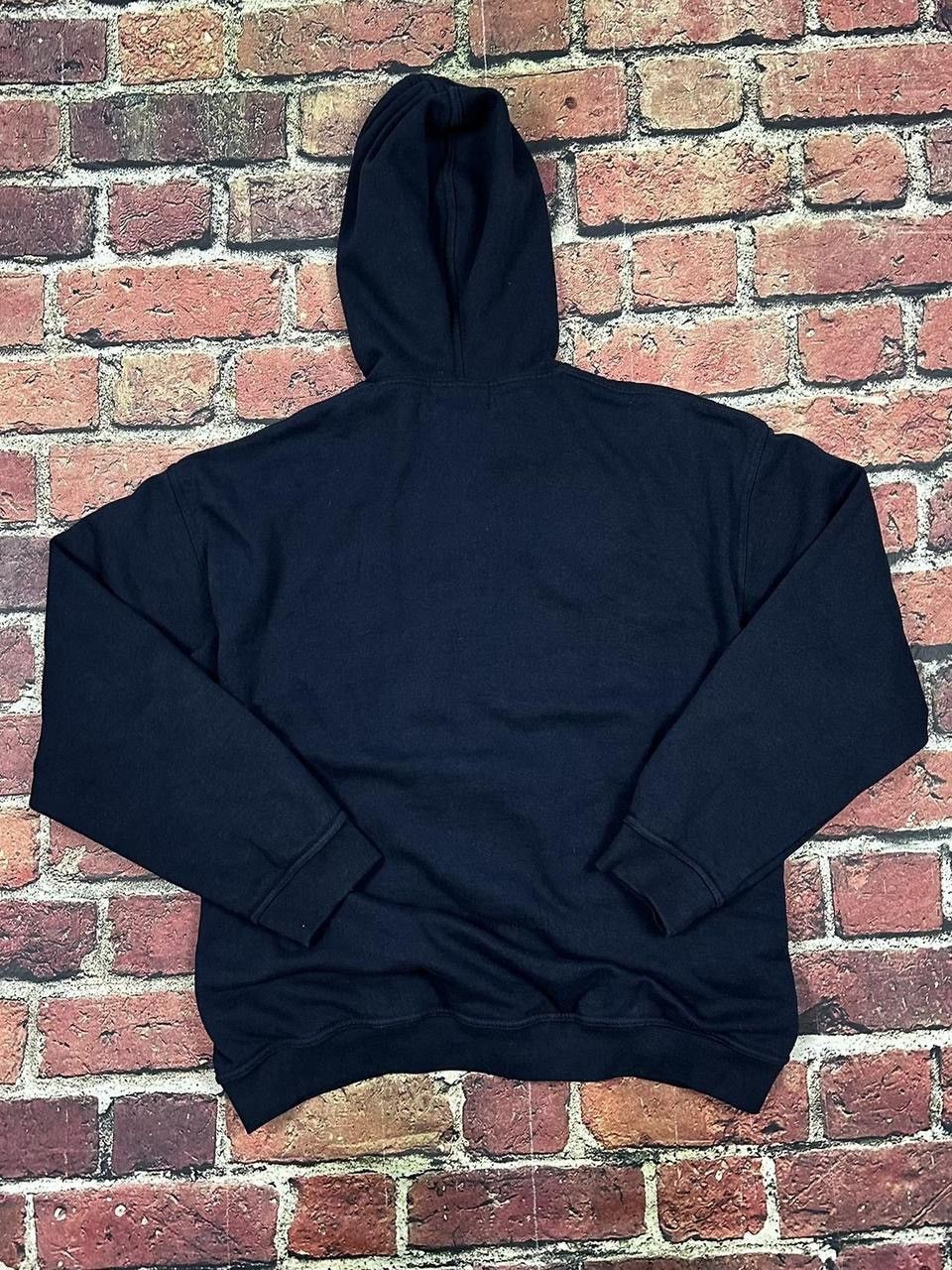 Other Vintage Navy Blank Zip Up Hoodie Thermal Lined Sweatshirt Size US XL / EU 56 / 4 - 3 Thumbnail