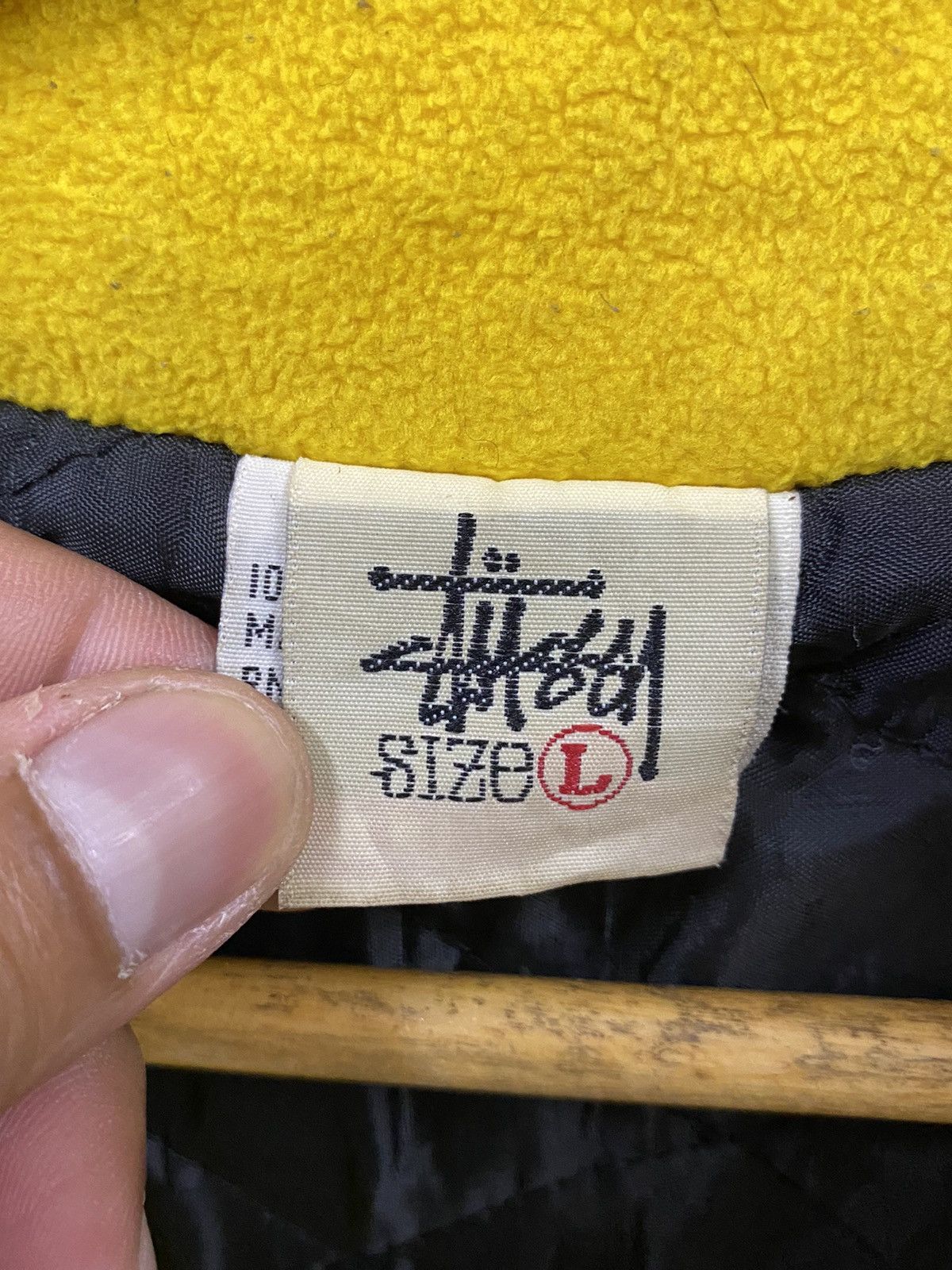 Stussy Vtg Stussy Fleece Jacket Big Logo Size US XL / EU 56 / 4 - 13 Thumbnail
