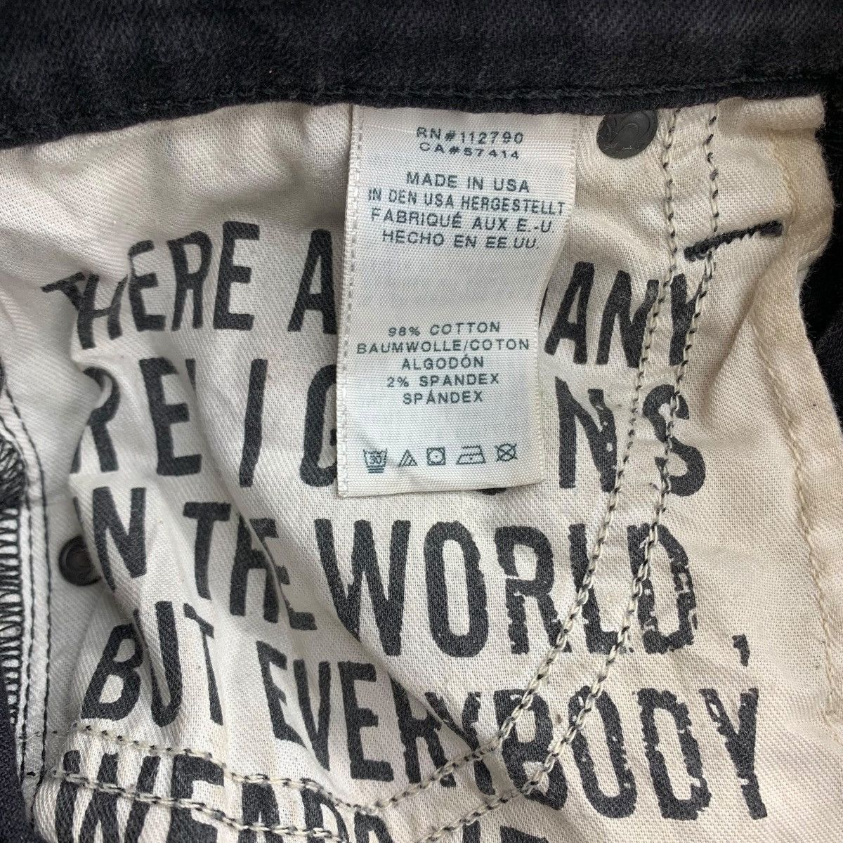 Japanese Brand TRUE RELIGION Japanese Made in USA Denim Jeans Short Pants Size US 28 / EU 44 - 10 Thumbnail
