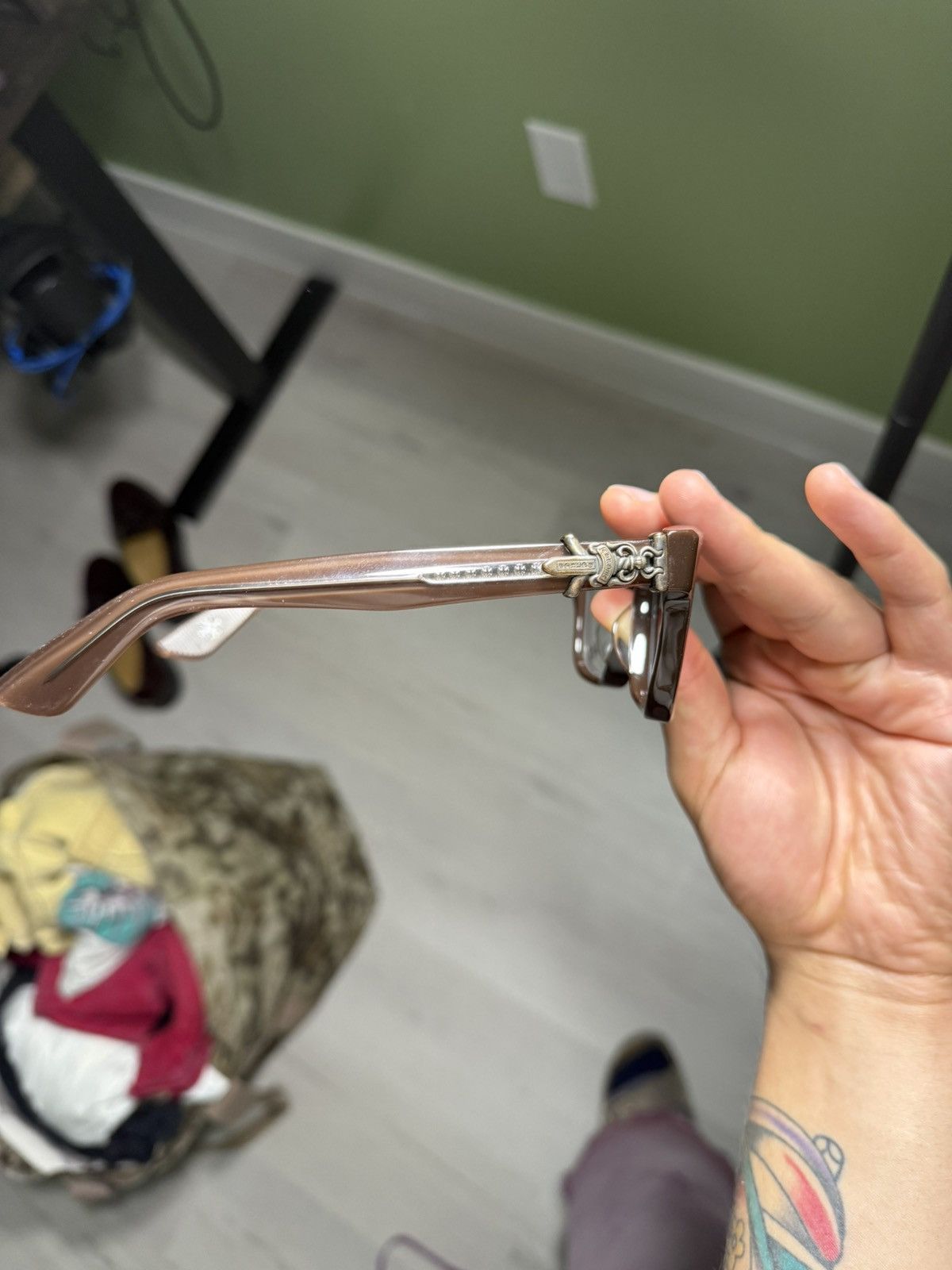 Chrome Hearts Chrome Hearts Vagillionaire II Glasses Size ONE SIZE - 14 Thumbnail