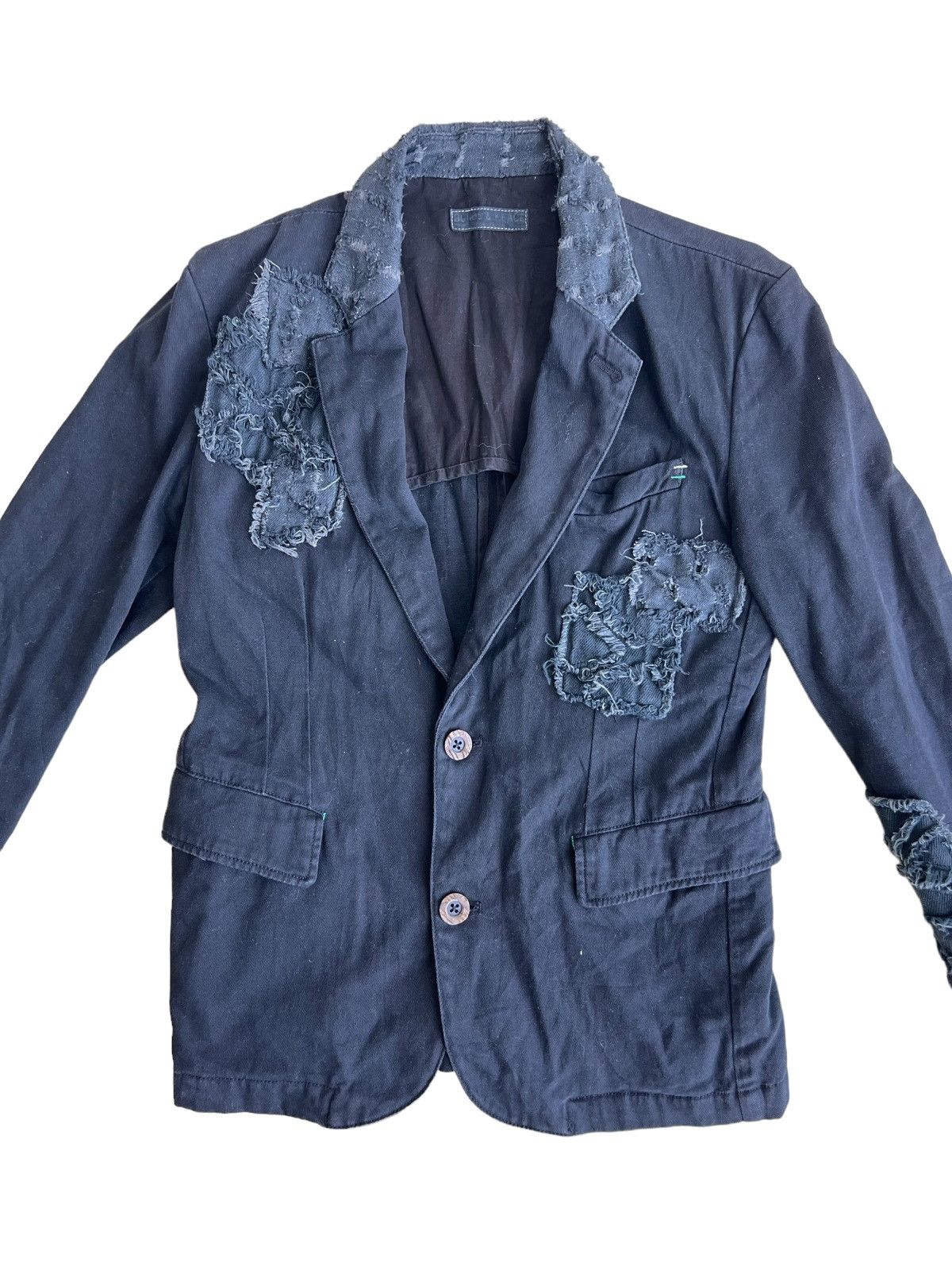 Bond No. 9 AW14 Bond & Peace 🇯🇵 Sashiko Boro Crazy Patchwork Jacket Size US M / EU 48-50 / 2 - 1 Thumbnail