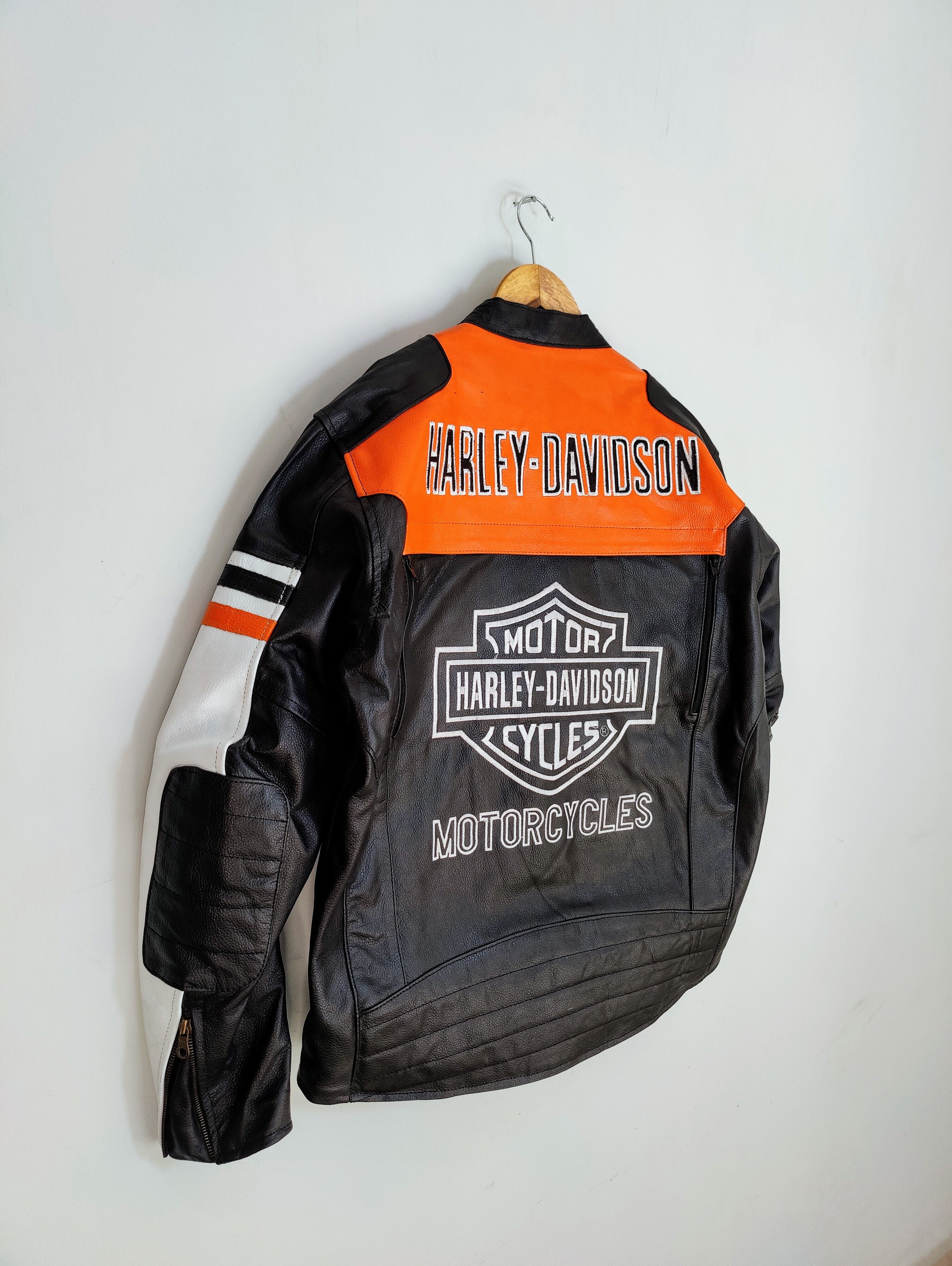 Vintage 🔥 Harley Davidson 🔥 Vintage Biker Leather STREETWEAR Size US L / EU 52-54 / 3 - 9 Thumbnail