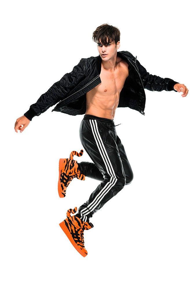 Jeremy Scott Adidas by Jeremy Scott FW14 Tiger Print Tail Sneakers Size US 6.5 / IT 36.5 - 2 Thumbnail