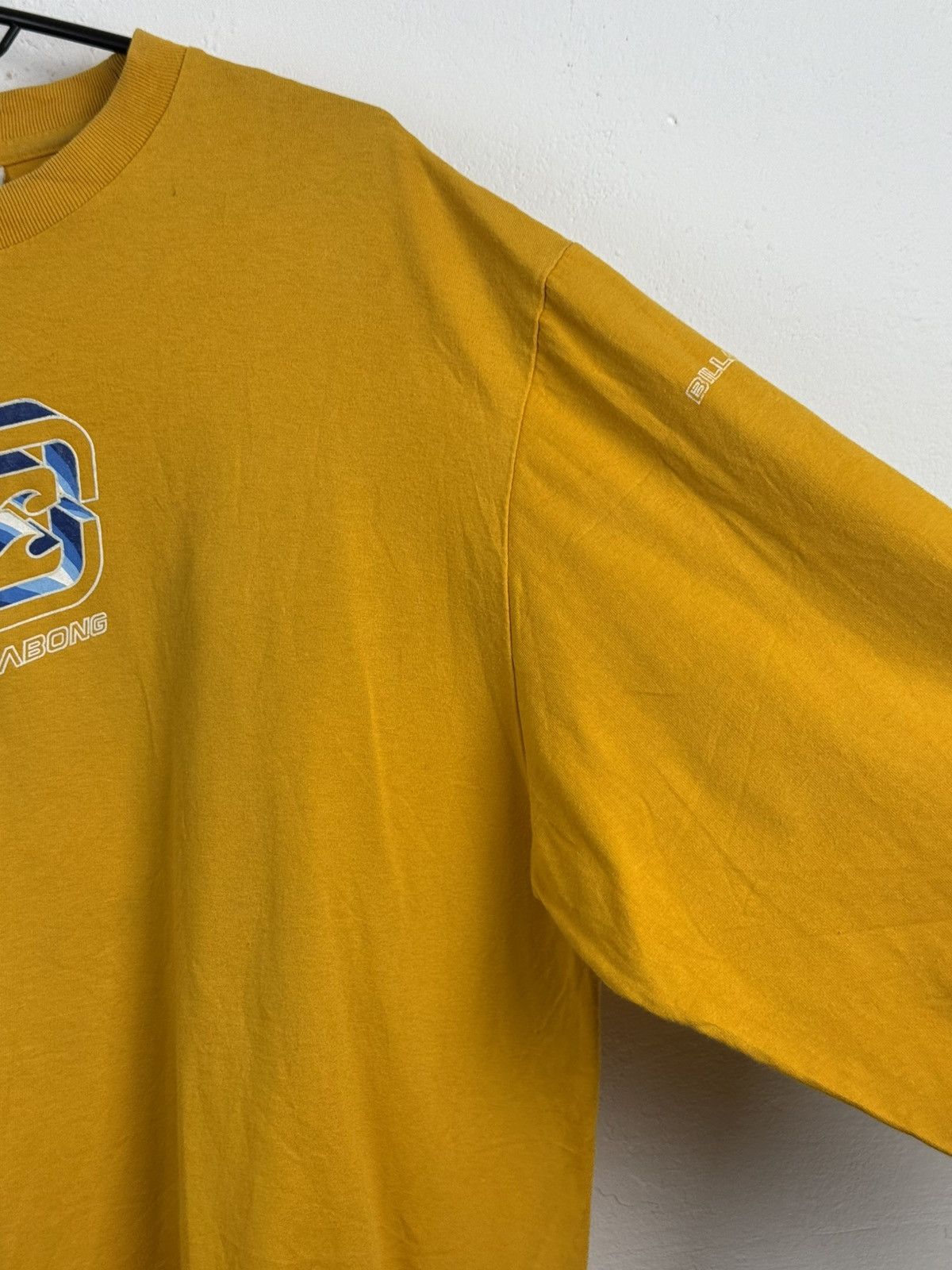 Billabong Vintage 90s Y2K Billabong Big Double Logo Yellow Longsleeve Size US L / EU 52-54 / 3 - 7 Thumbnail