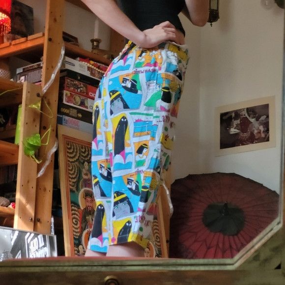 Vintage Vintage Brobell Egyptian Cairo cartoon capri pants Size 32" / US 10 / IT 46 - 3 Thumbnail