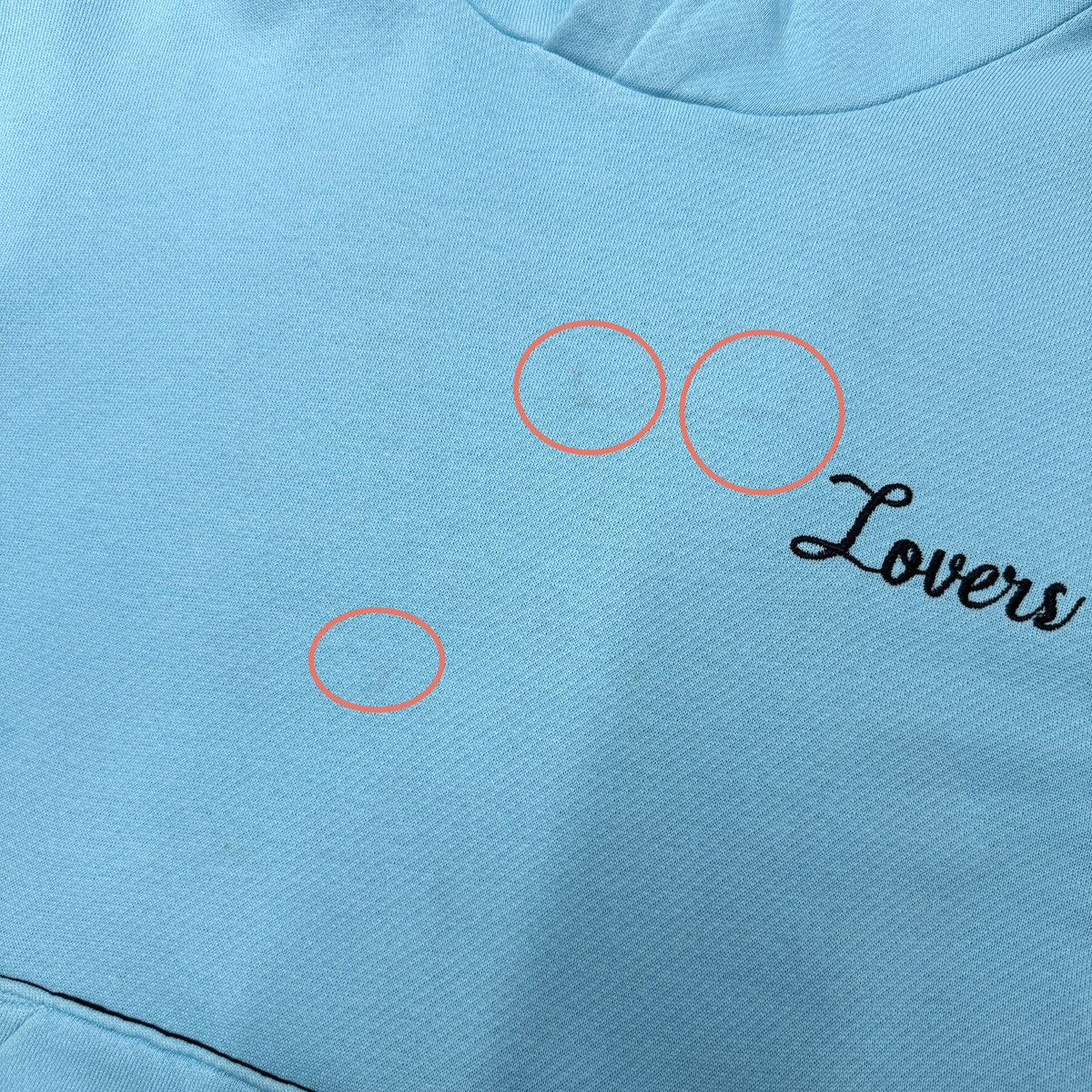 Amiri Amiri Lovers Embroidered Pullover Hoodie In Blue RRP £550 Size US M / EU 48-50 / 2 - 5 Thumbnail