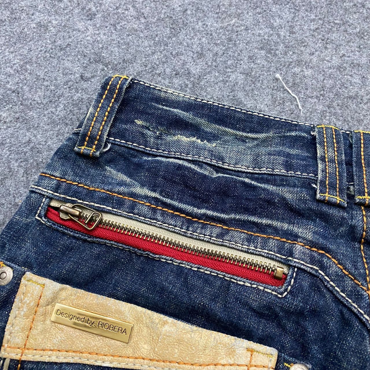 If Six Was Nine 💥Best Offer💥Vintage Riobera Jeans Distressed Denim Size US 30 / EU 46 - 22 Thumbnail