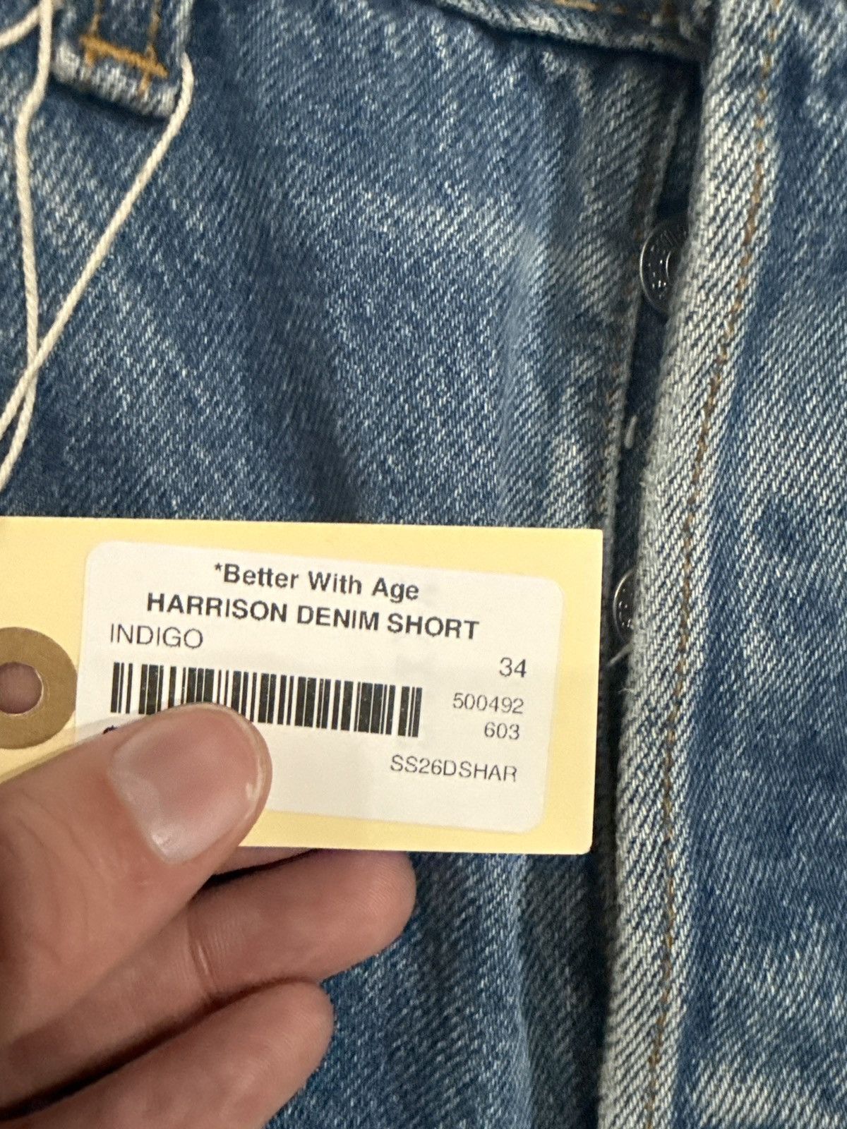 Better With Age Better With Age Harrison Denim Shorts Size US 34 / EU 50 - 5 Thumbnail
