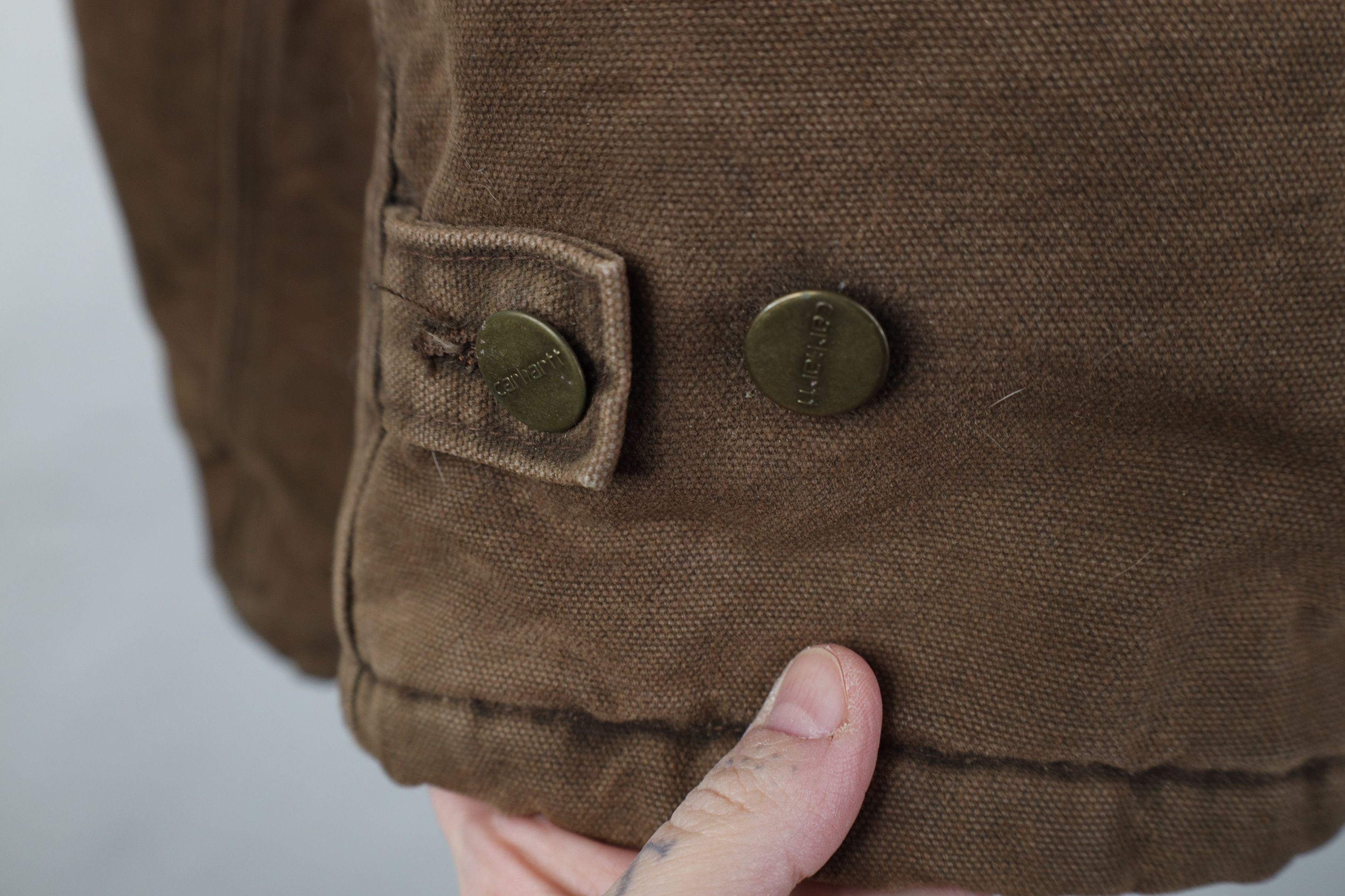 Carhartt Vintage Y2K 2000 Carhartt Detroit Jacket Brown Canvas USA Size US XXL / EU 58 / 5 - 13 Thumbnail