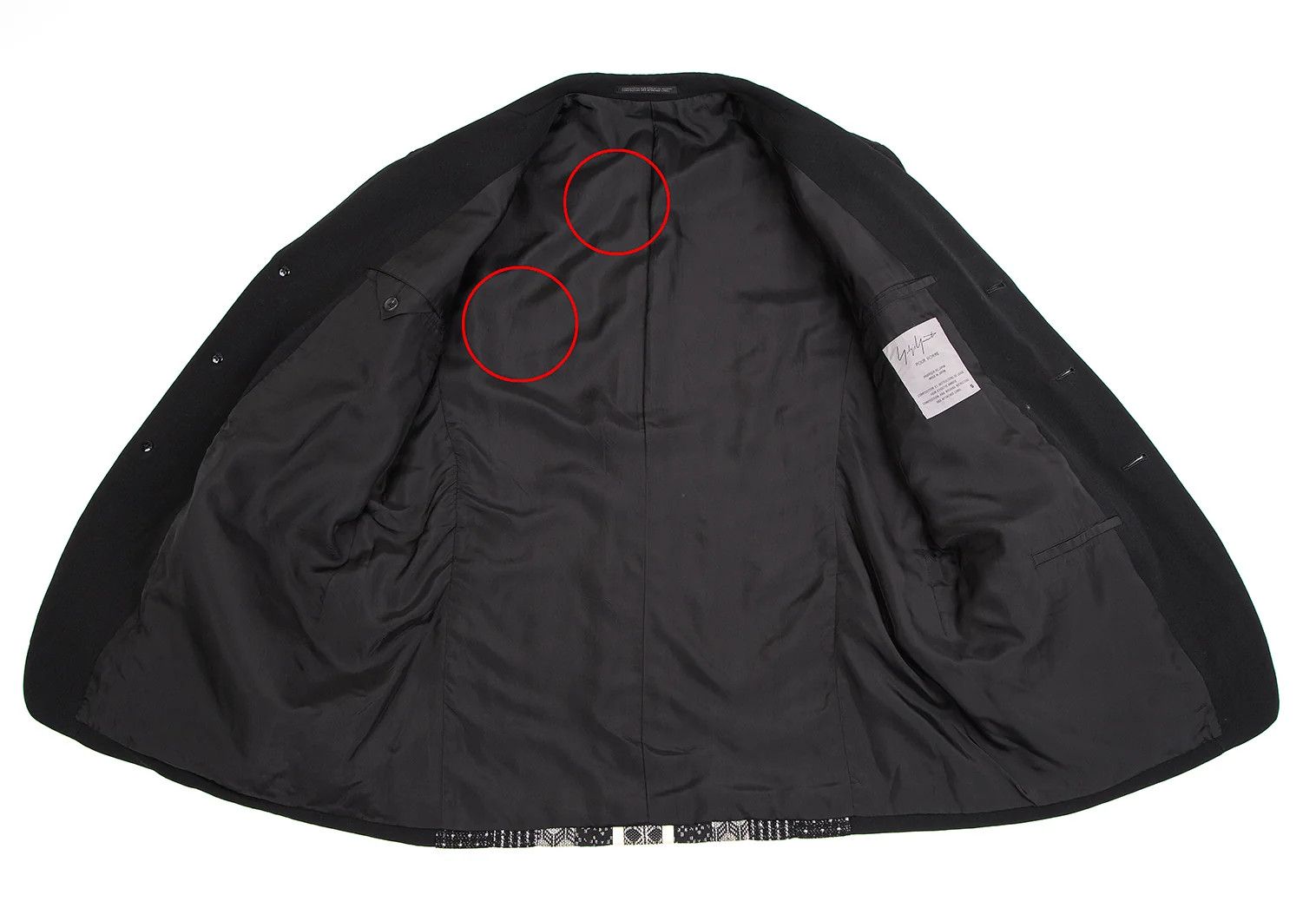 Yohji Yamamoto Yohji Yamamoto Japanese Fabric Wool Gabardine Jacket Size US S / EU 44-46 / 1 - 13 Thumbnail