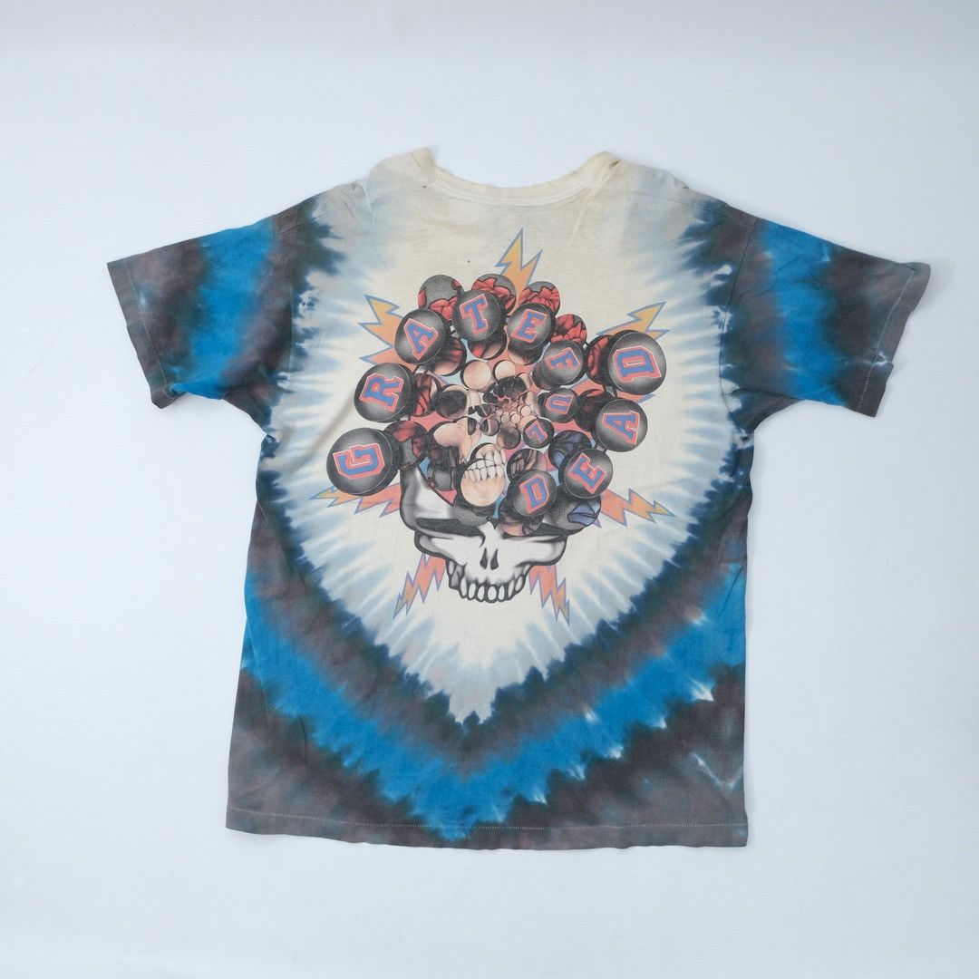 Vintage 1994 Grateful Dead Migle Wood Blue White Tiedye Size US XL / EU 56 / 4 - 3 Thumbnail