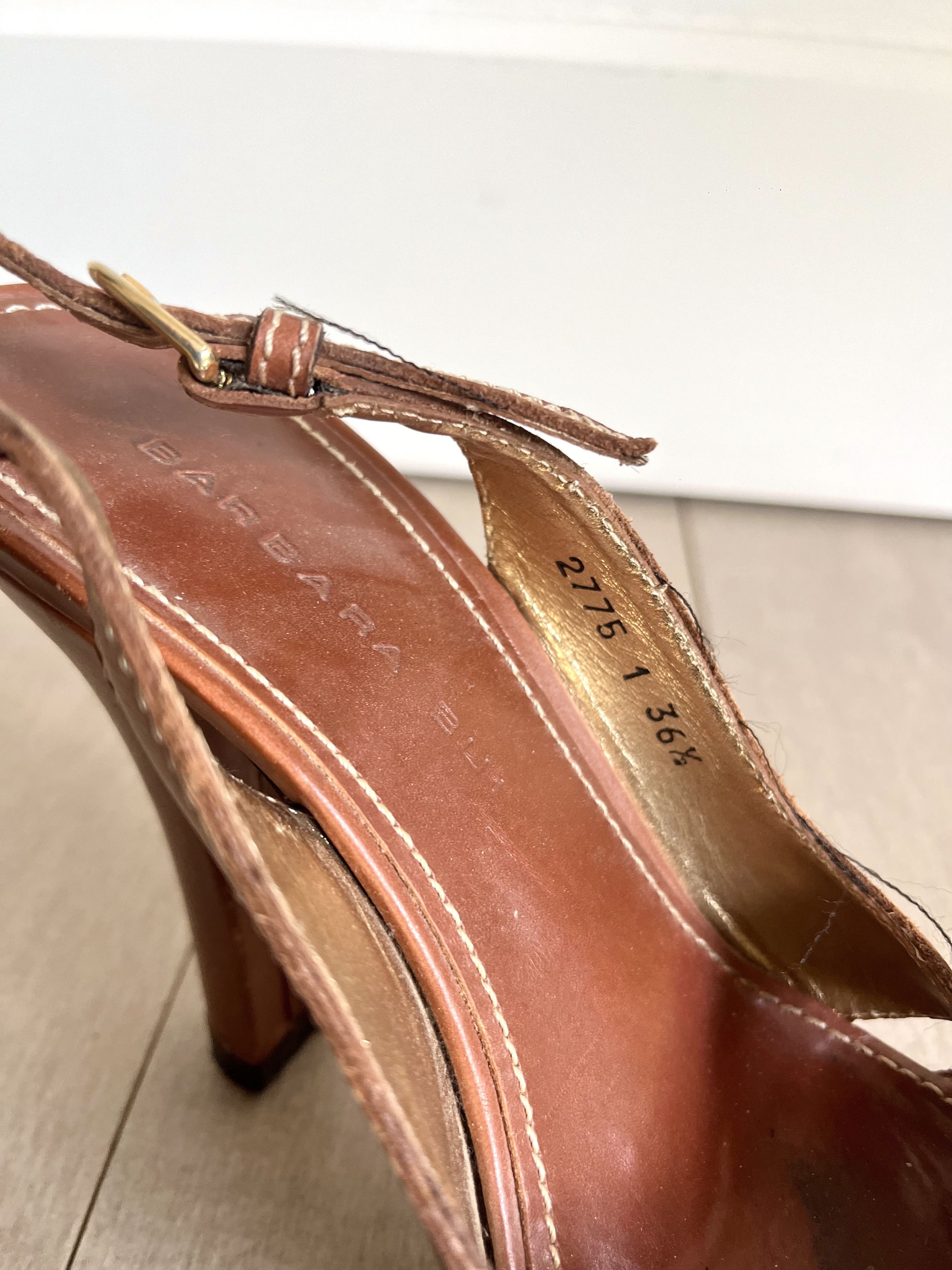 Barbara Bui Barbara Bui Brown Closed Toe Heels - Vintage Designer Size US 6.5 / IT 36.5 - 3 Thumbnail