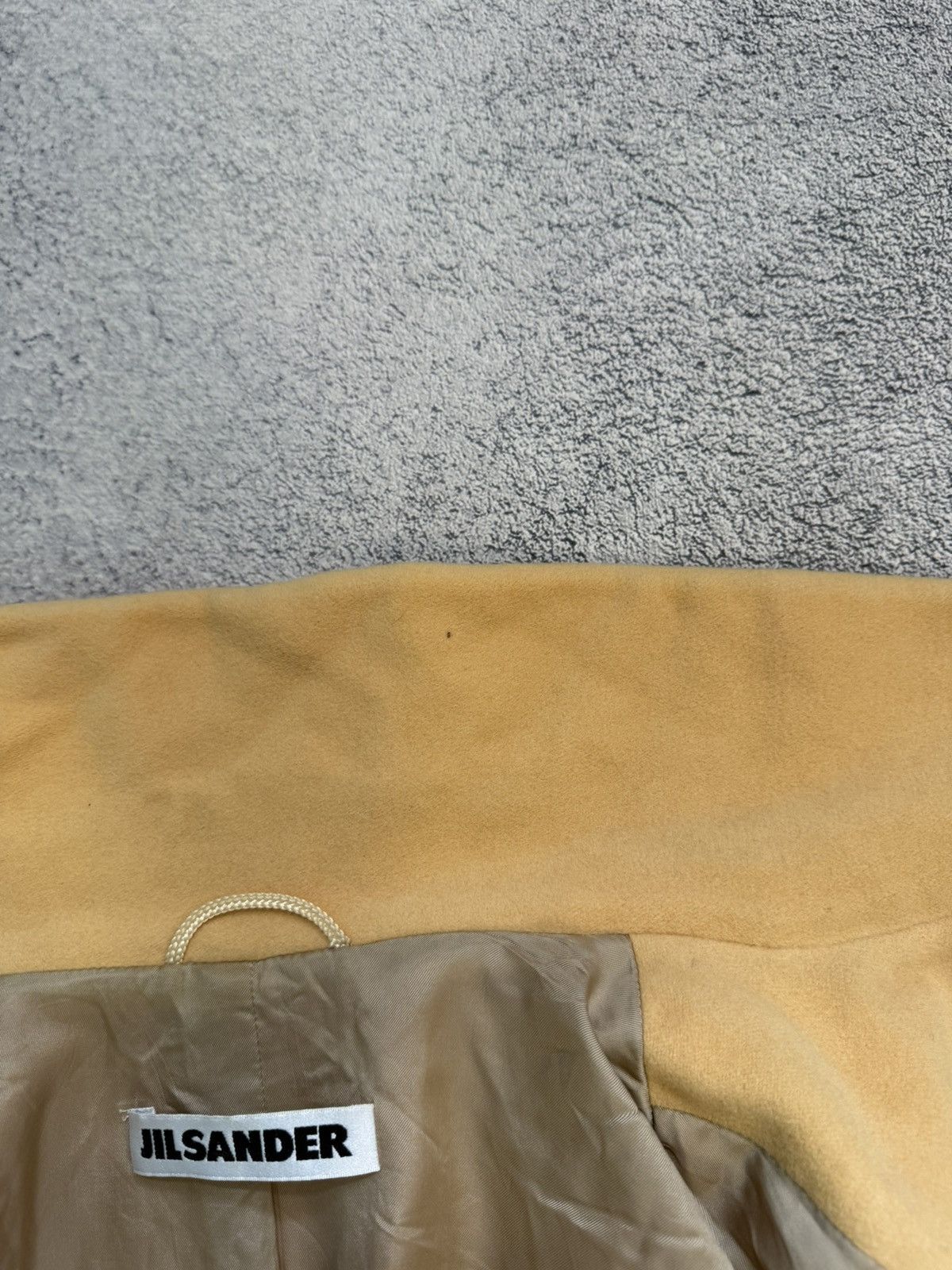 Jil Sander Jil Sander Wool Angora Yellow Coat Made in Italy Size 36 /S Size S / US 4 / IT 40 - 20 Thumbnail