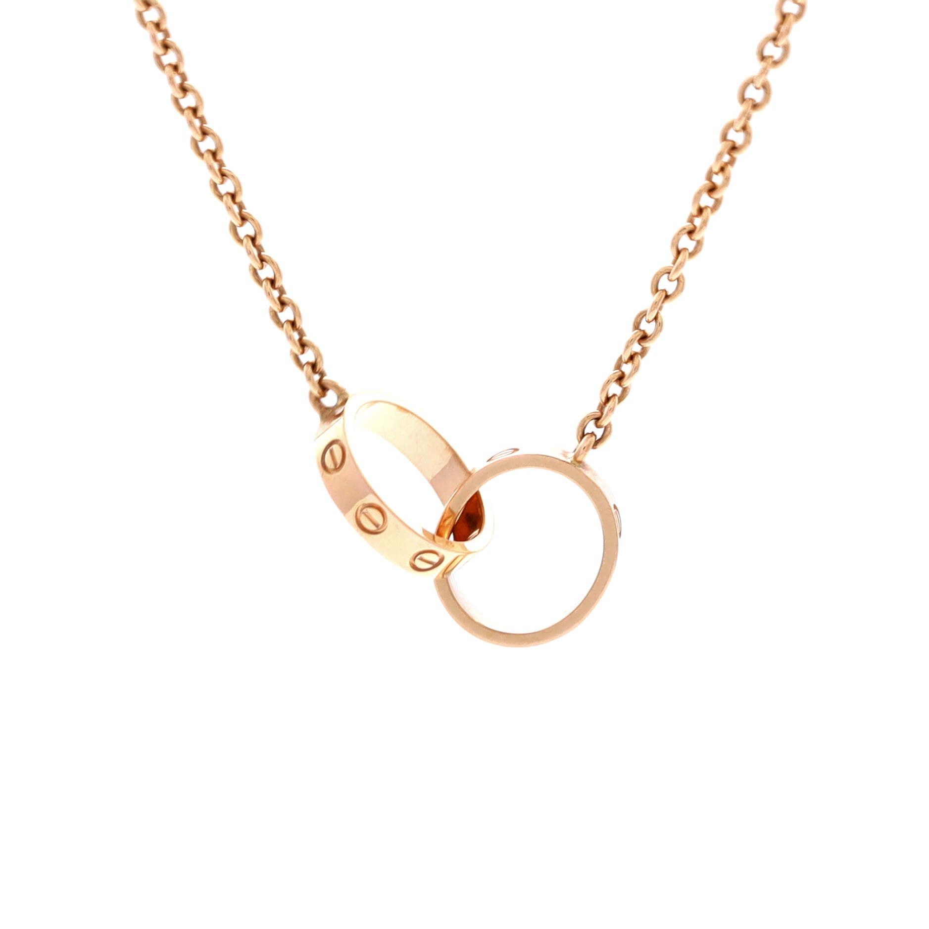 Cartier Love Interlocking Necklace Size ONE SIZE - 1 Thumbnail