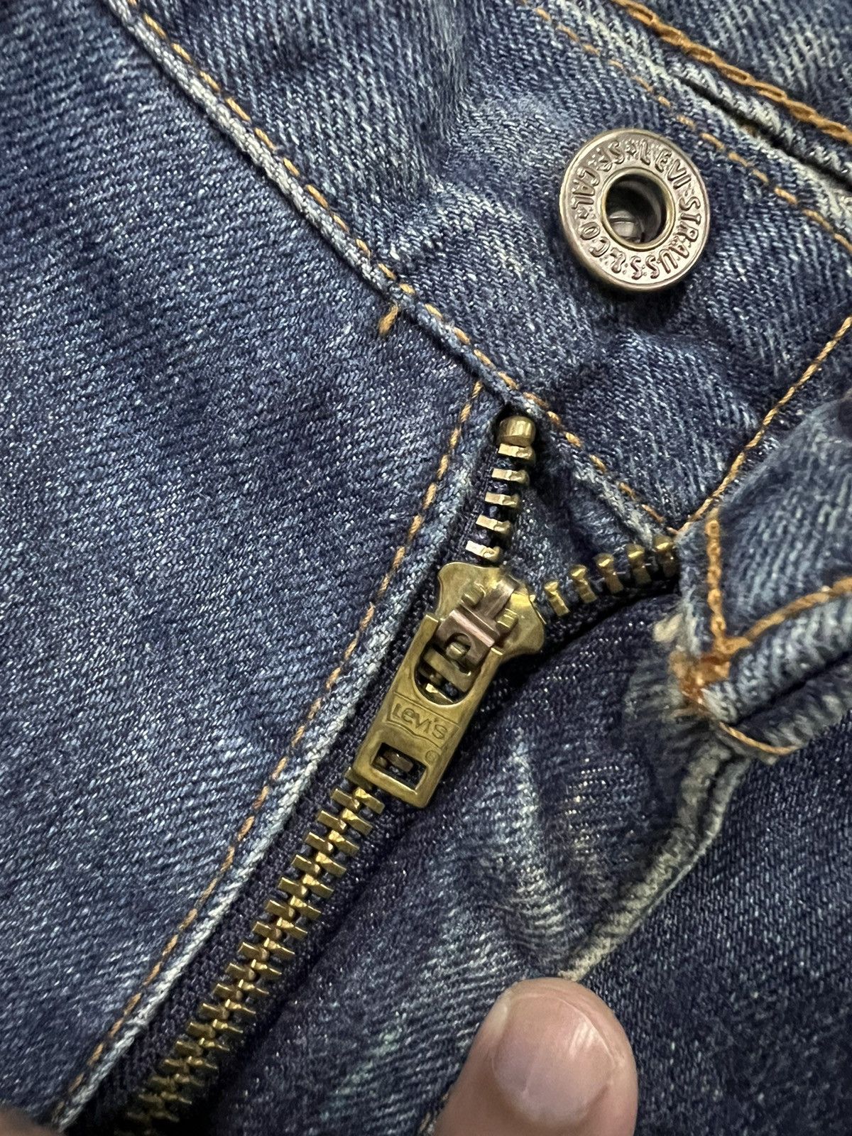 Levi's Vintage Levi’s 503 Distressed Denim Pants w32 Size US 32 / EU 48 - 12 Thumbnail