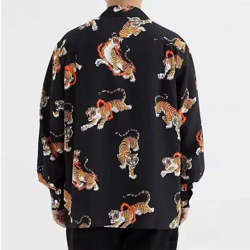 Japanese Brand Hawaiian Aloha Shirt Animal Tiger Stripe Printed Size US XL / EU 56 / 4 - 3 Thumbnail