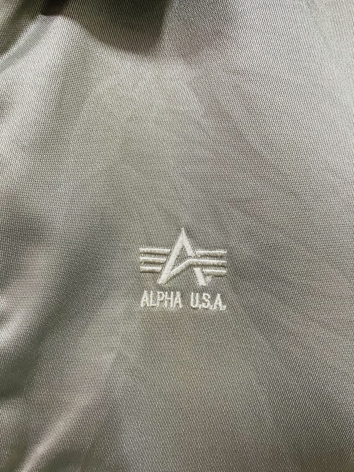 Alpha Industries × Vintage Alpha Industries Vintage Zipper Light Jacket Size US L / EU 52-54 / 3 - 8 Thumbnail