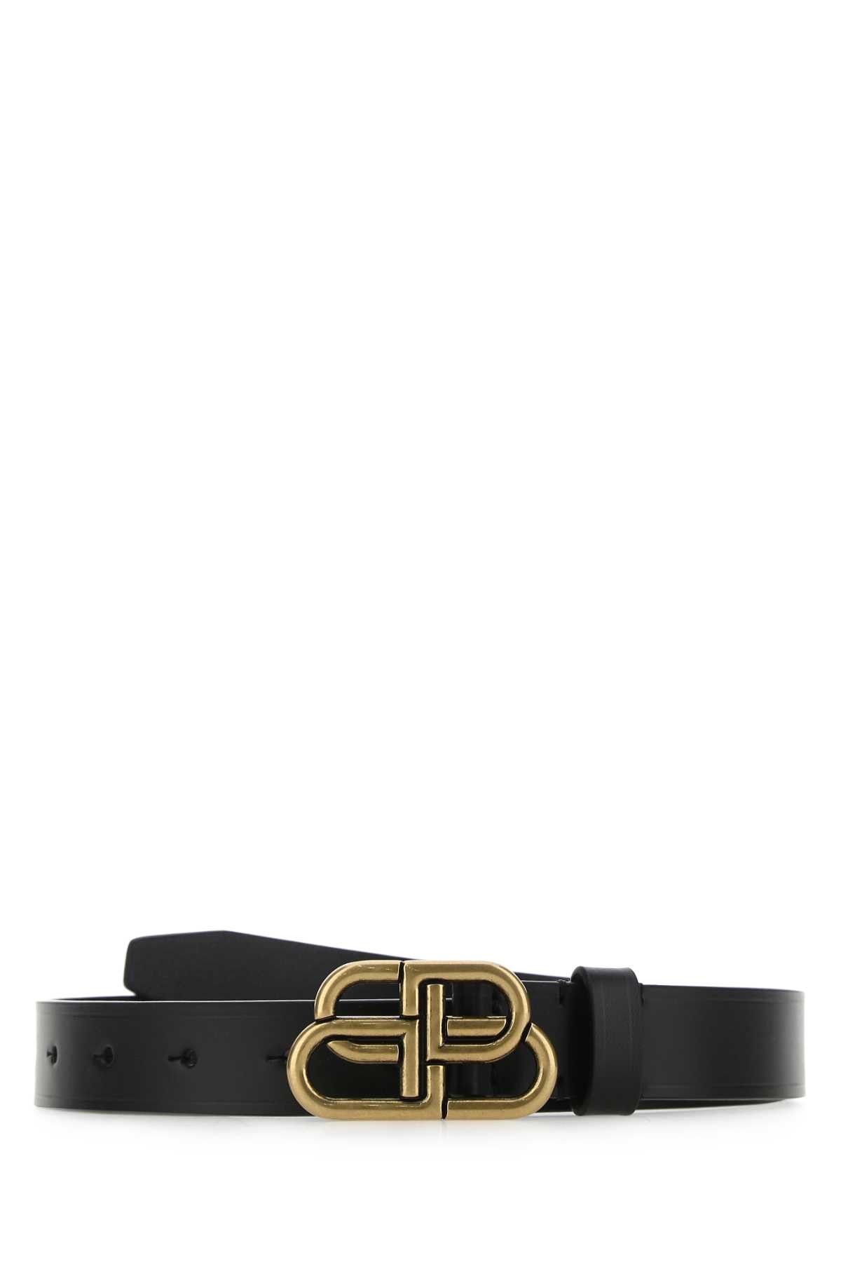 Black Leather Bb Belt
