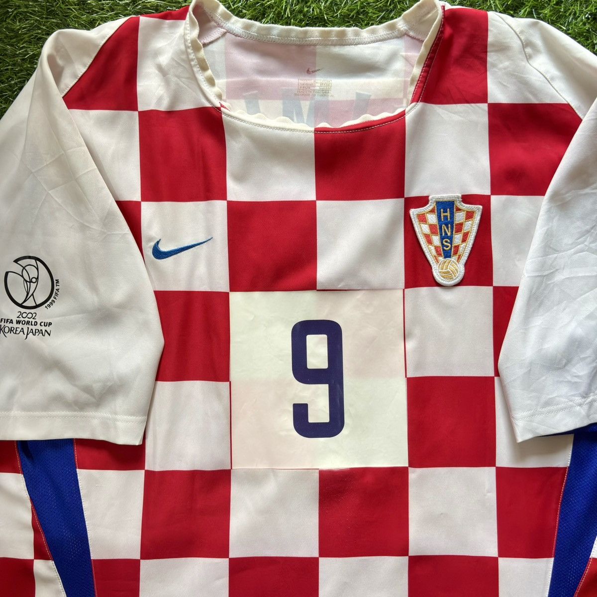 Nike Nike Croatia Home 2002 Davor Suker #9 Soccer Jersey Size US XL / EU 56 / 4 - 5 Thumbnail