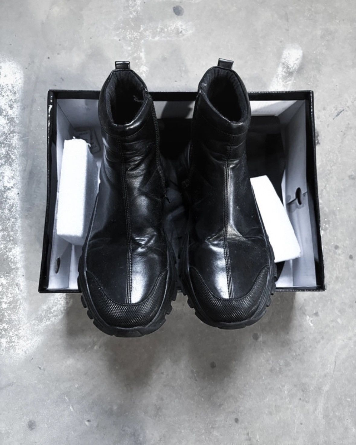 semanticdesign Semantic Design Leather Boots Size US 8 / EU 41 - 3 Thumbnail