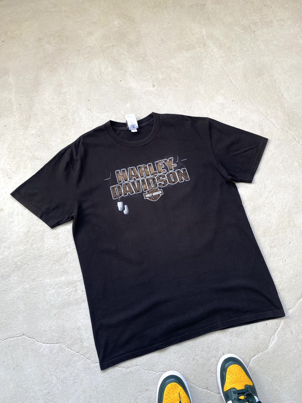 Harley Davidson Vintage Harley Davidson Trimoto Tee Shirt Y2K Hype Size US XL / EU 56 / 4 - 3 Thumbnail