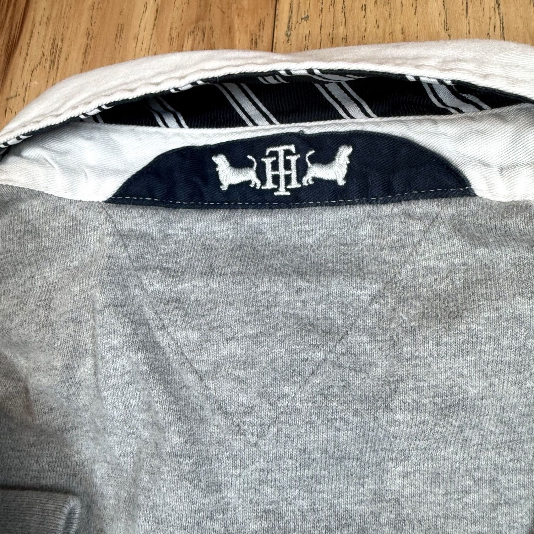 Tommy Hilfiger VINTAGE Tommy Hilfiger Rugby Shirt Mens XXL Long Sleeve Stitched Crest Blue XL Polo Mens Size US XL / EU 56 / 4 - 5 Thumbnail
