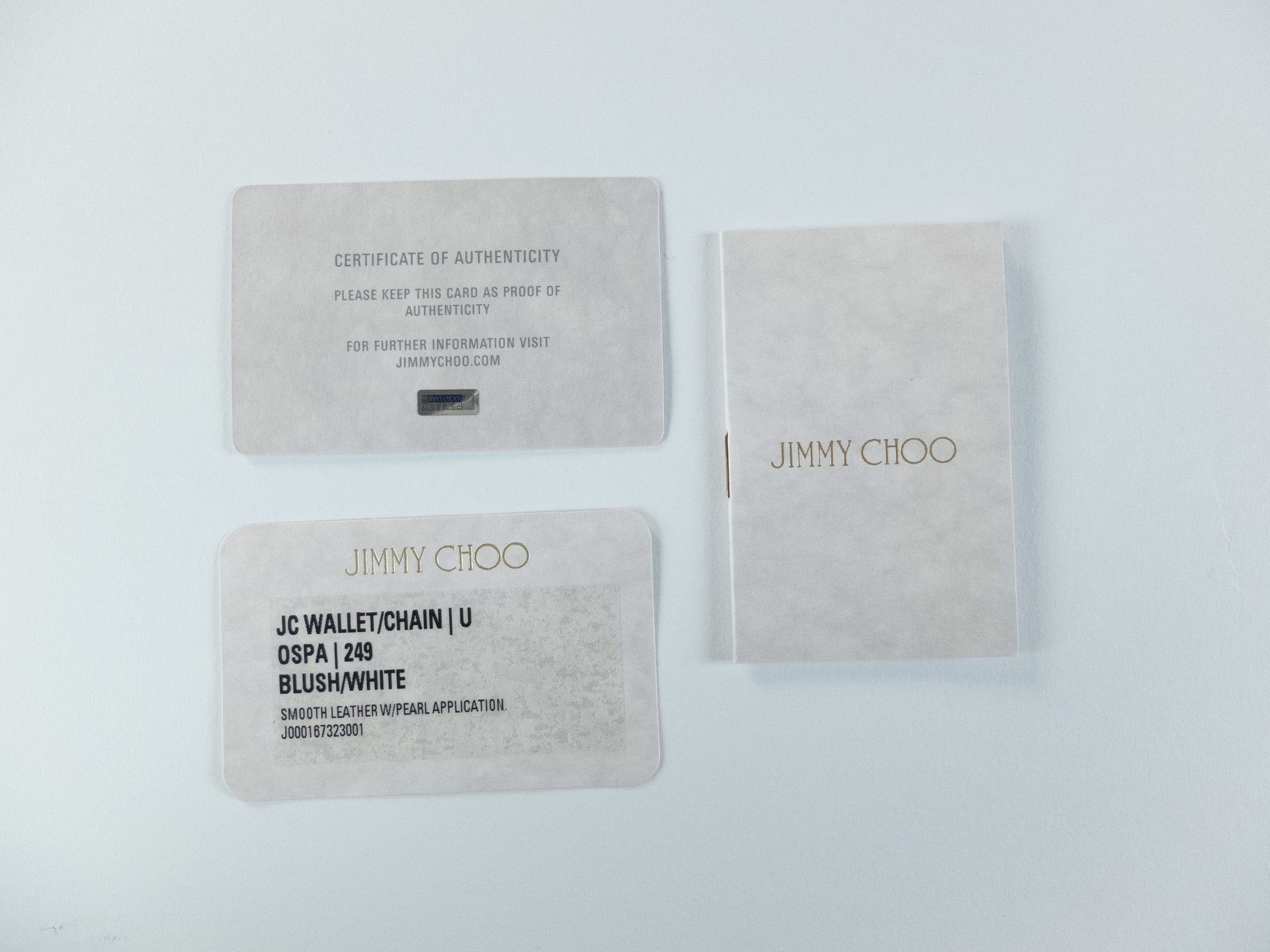 Jimmy Choo JIMMY CHOO JC Wallet blush pink small crossbody shoulder bag Size ONE SIZE - 11 Thumbnail