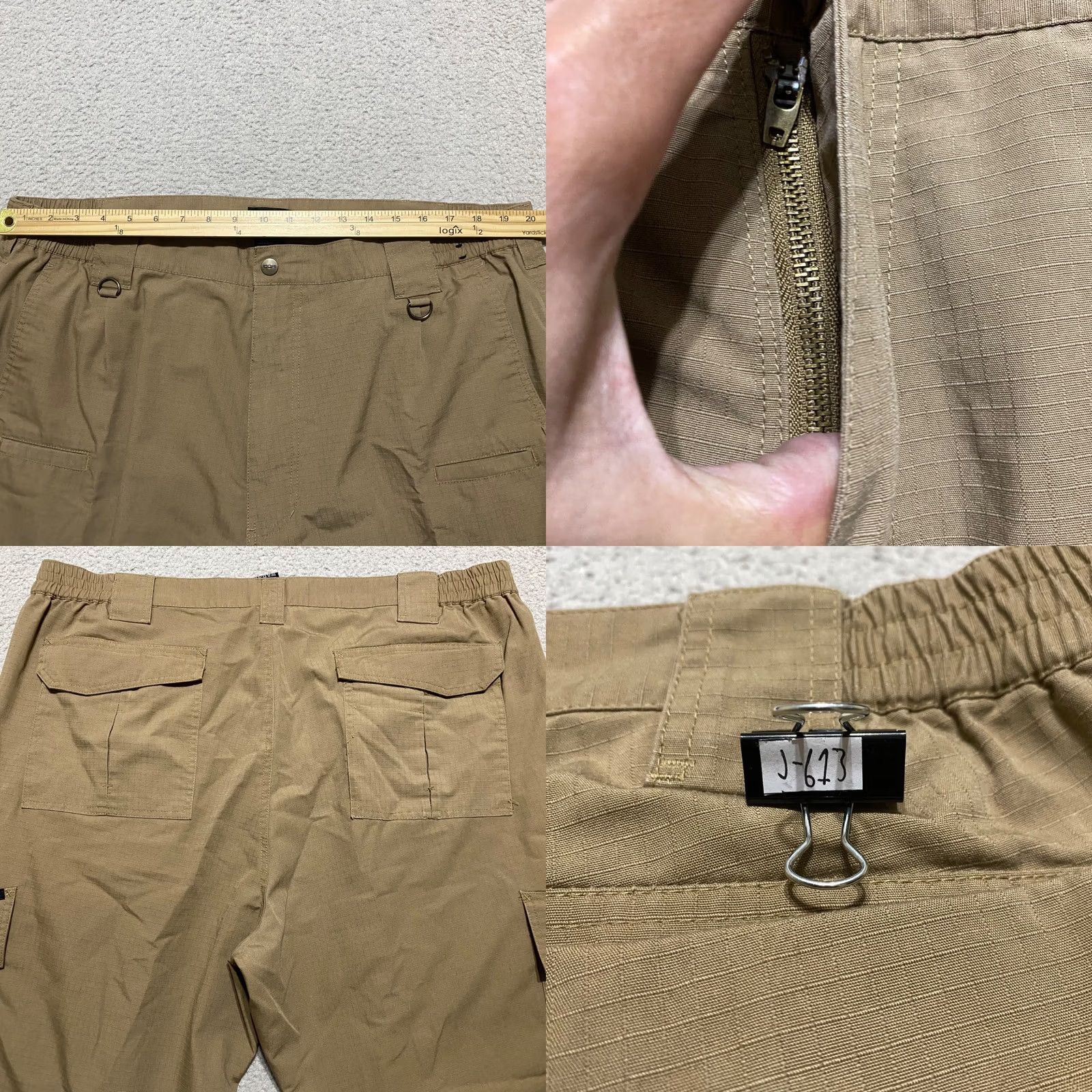Vintage CQR Beige Cargo Pants Mens 44x32 Straight Regular Pockets Dep Casual Workwear Shirt? Size US 44 / EU 60 - 8 Thumbnail