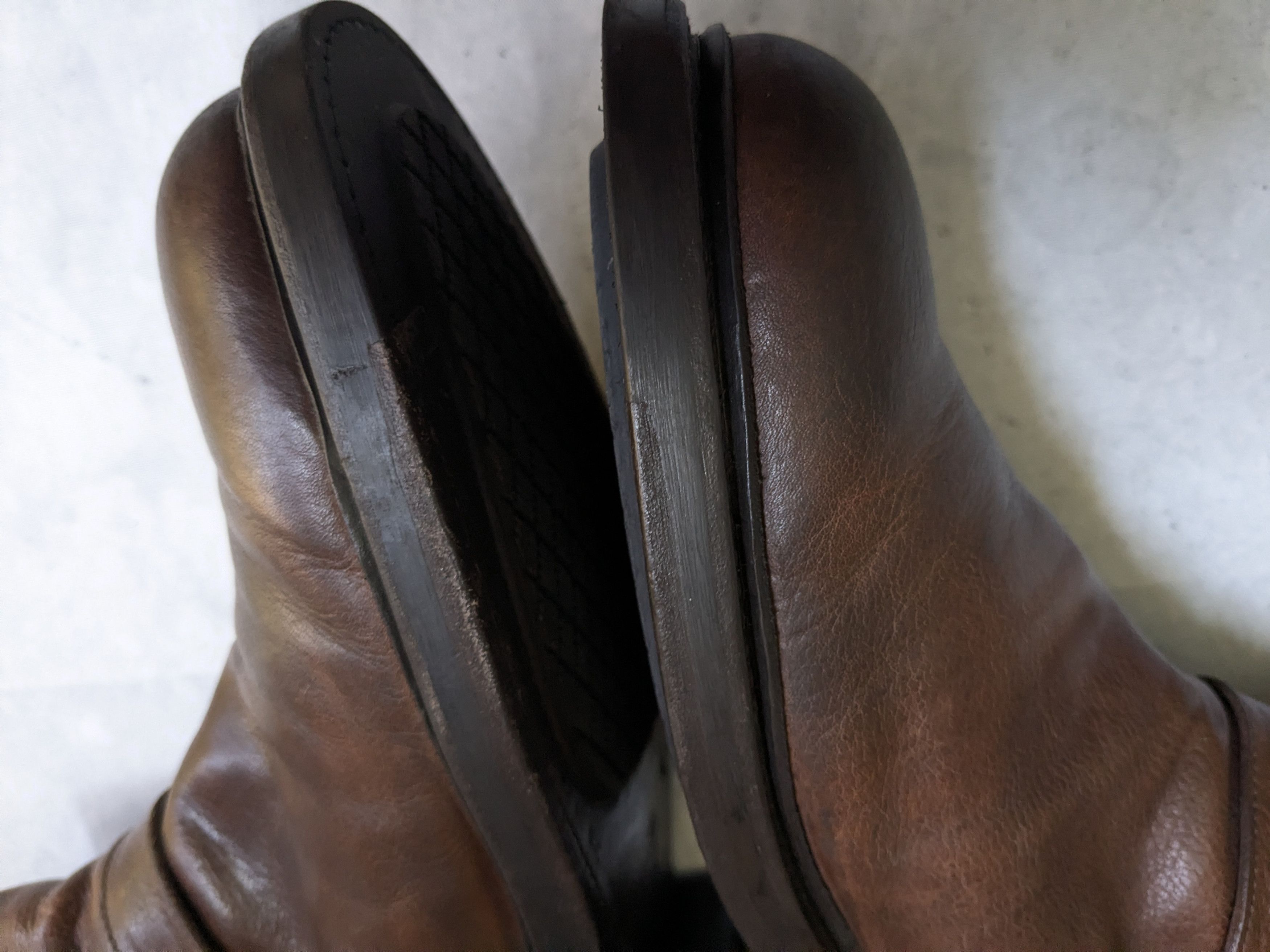 Frye Frye Harness Brown Leather 9 D Leather Buckle Punk Size US 9.5 / EU 42-43 - 9 Thumbnail