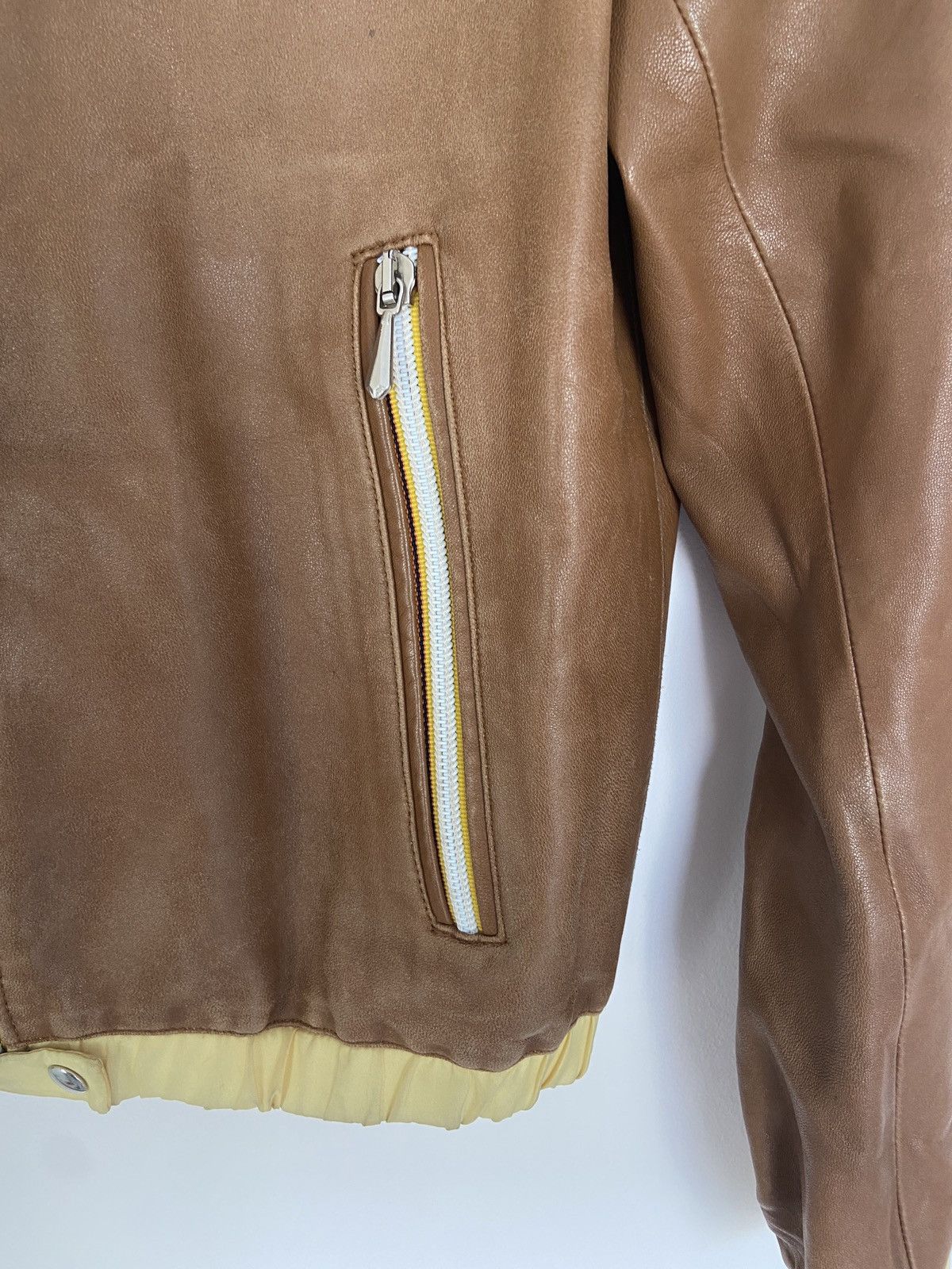 Miu Miu 90s MIU MIU Leather Bomber Size S / US 4 / IT 40 - 4 Thumbnail