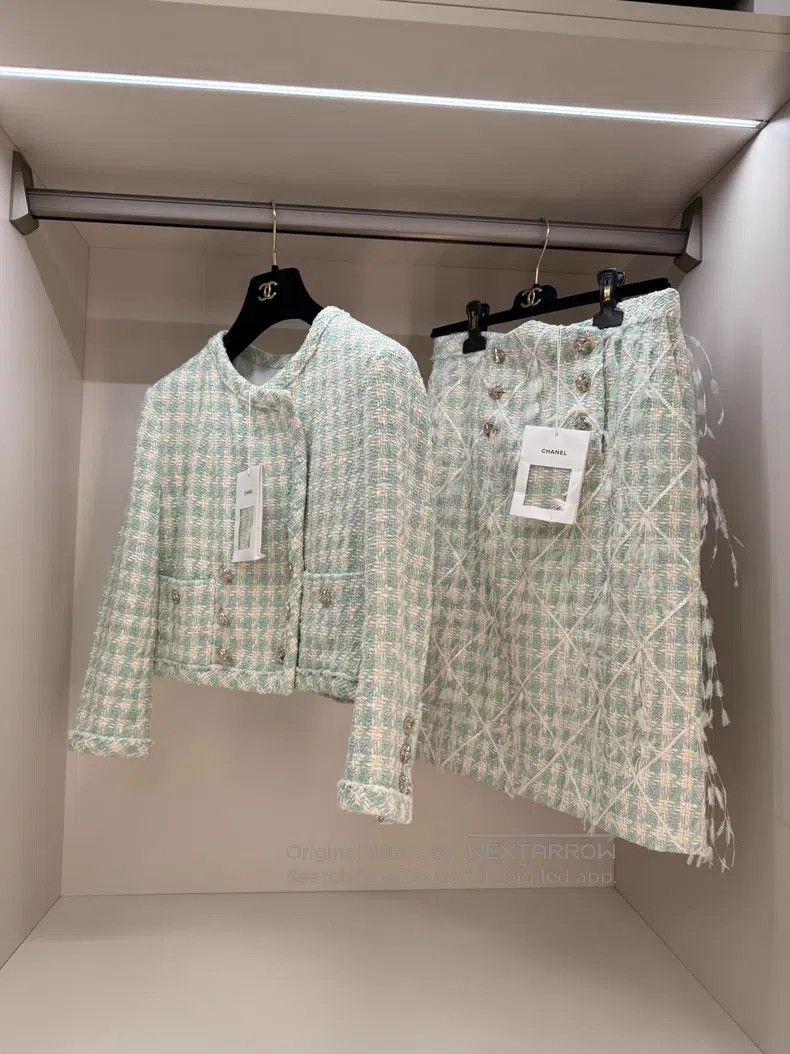 Chanel Chanel 23s bubble green jacket Size XXS / US 00 / IT 34 - 8 Thumbnail