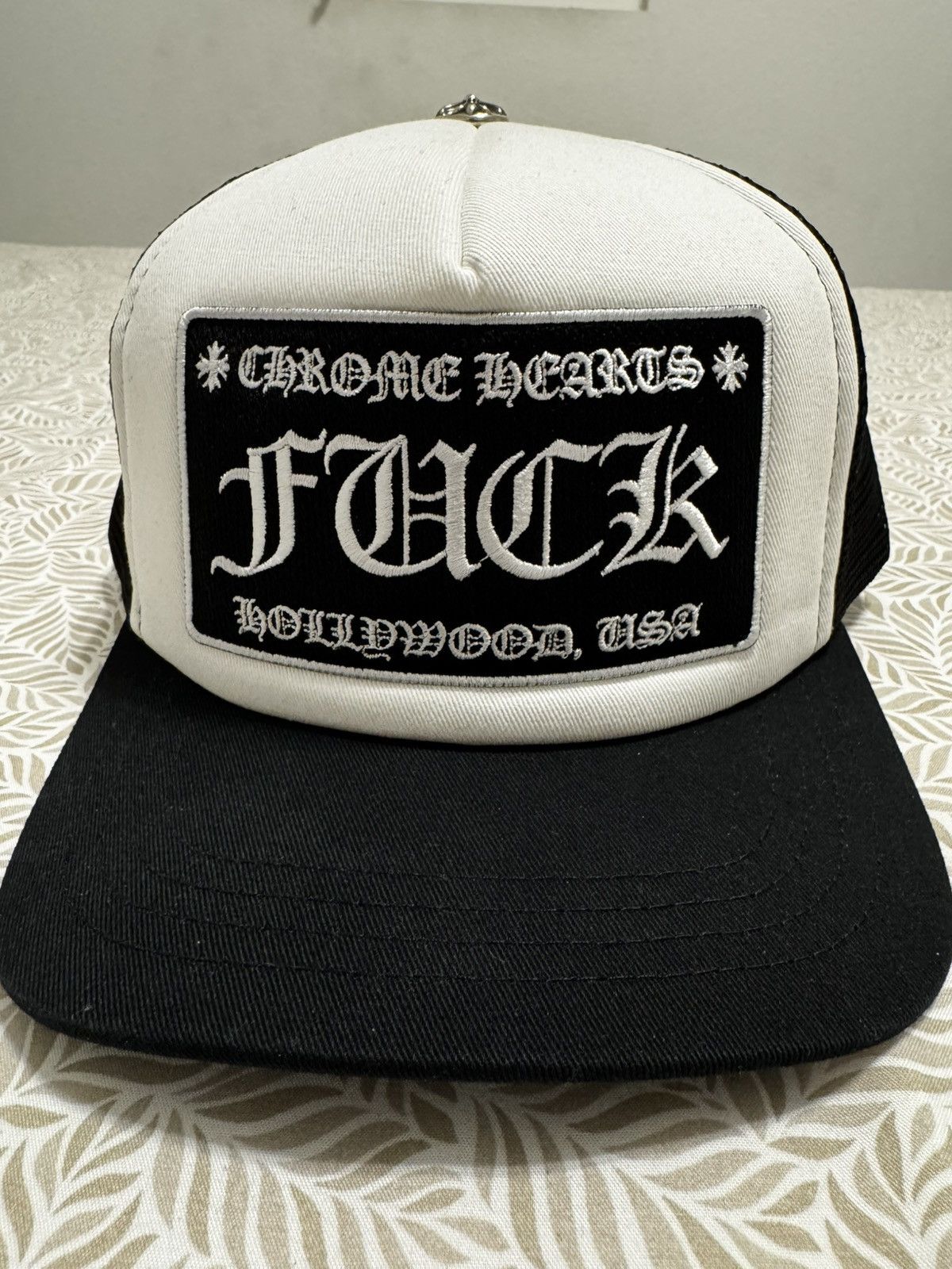 Chrome Hearts Chrome Hearts Hollywood USA FUCK Hat Size ONE SIZE - 1 Thumbnail