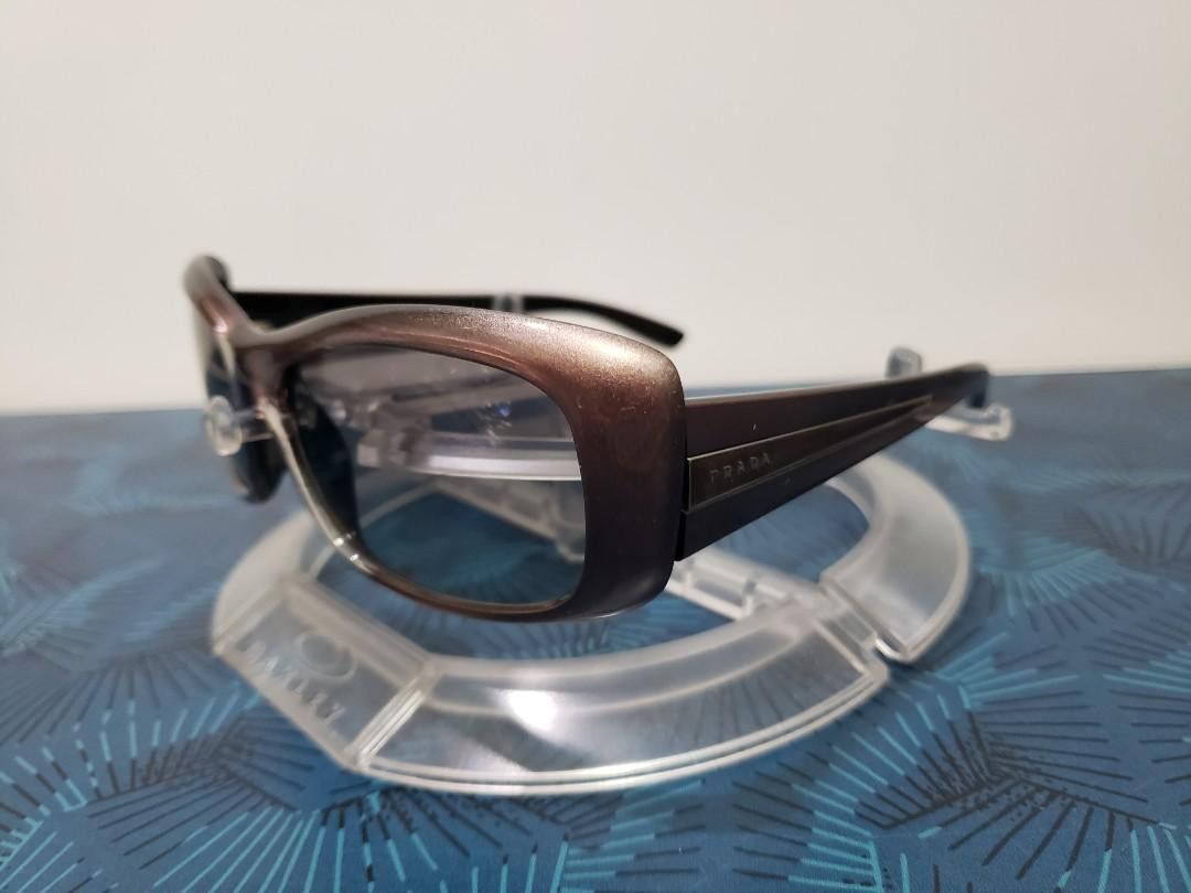 Prada Vintage Prada retro purple pink acetate frame Size ONE SIZE - 4 Thumbnail