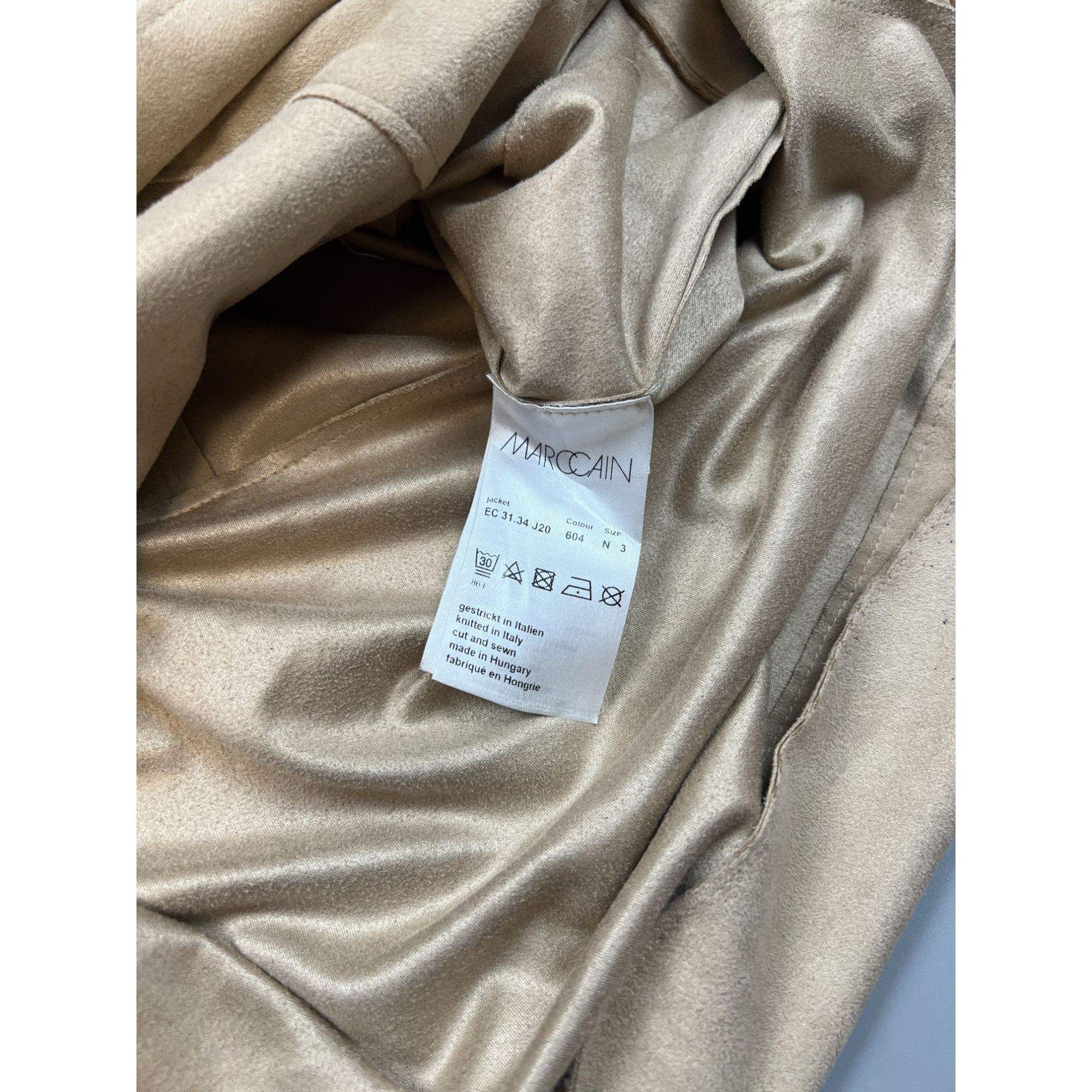 Other Marc Cain Faux Leather Coat (Y0701) Size M / US 6-8 / IT 42-44 - 7 Thumbnail