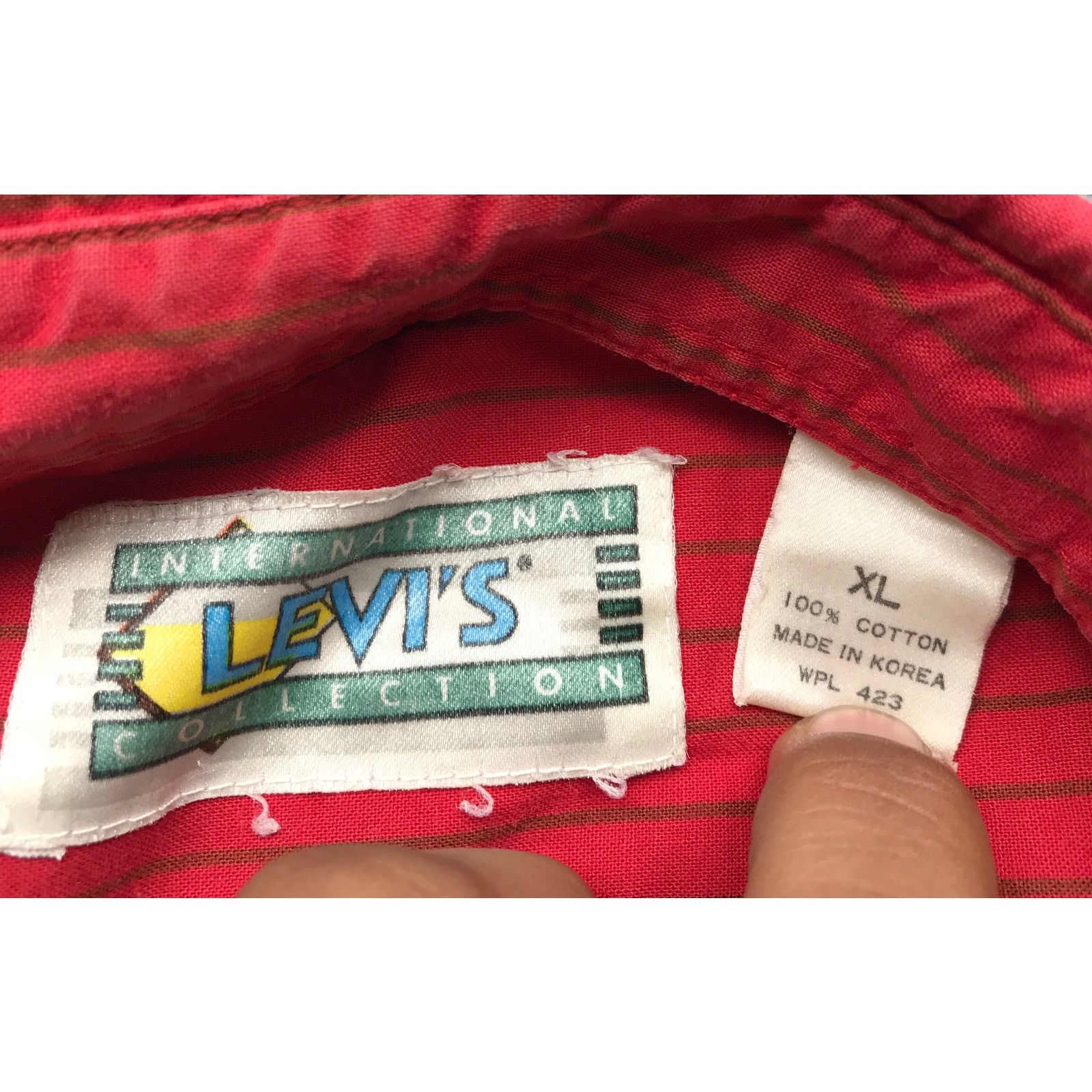 Levi's VTG Levis International Collection Button Up Shirt Men XL Size US XL / EU 56 / 4 - 3 Thumbnail