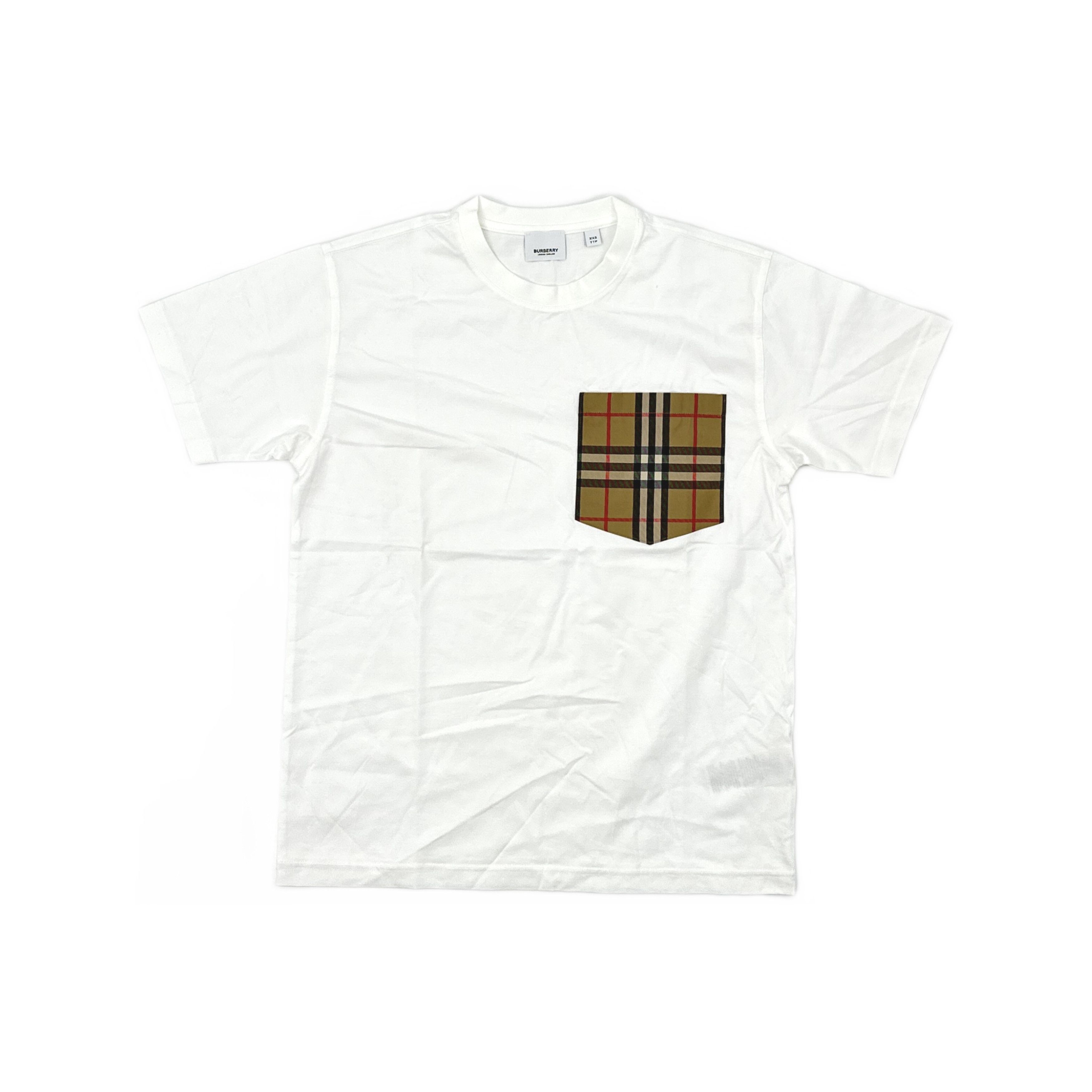 Burberry Burberry Check Pocket T-Shirt Size XXS Size XXS / US 00 / IT 34 - 1 Thumbnail